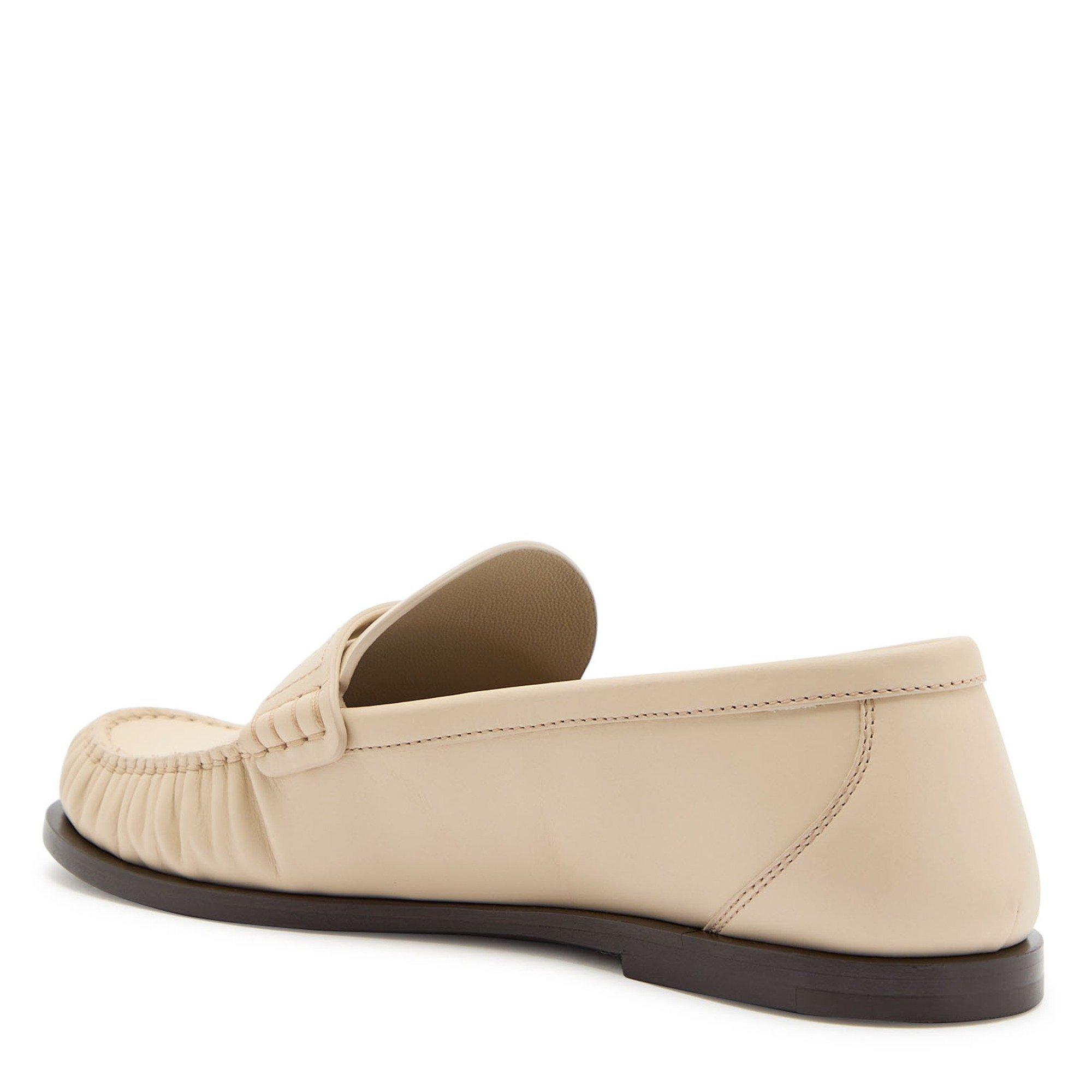 IVORY - Saint Laurent - Women's Laurent Leather Loafers - 2