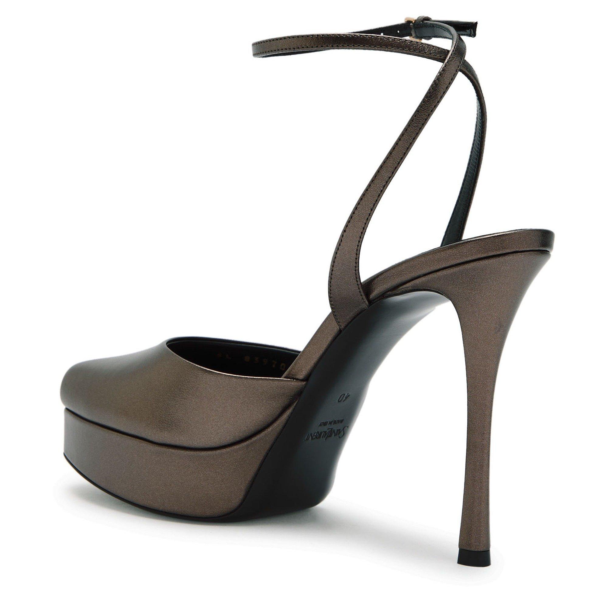 BROWN - Saint Laurent - LE SCANDALE 85 PLATFORM - 2
