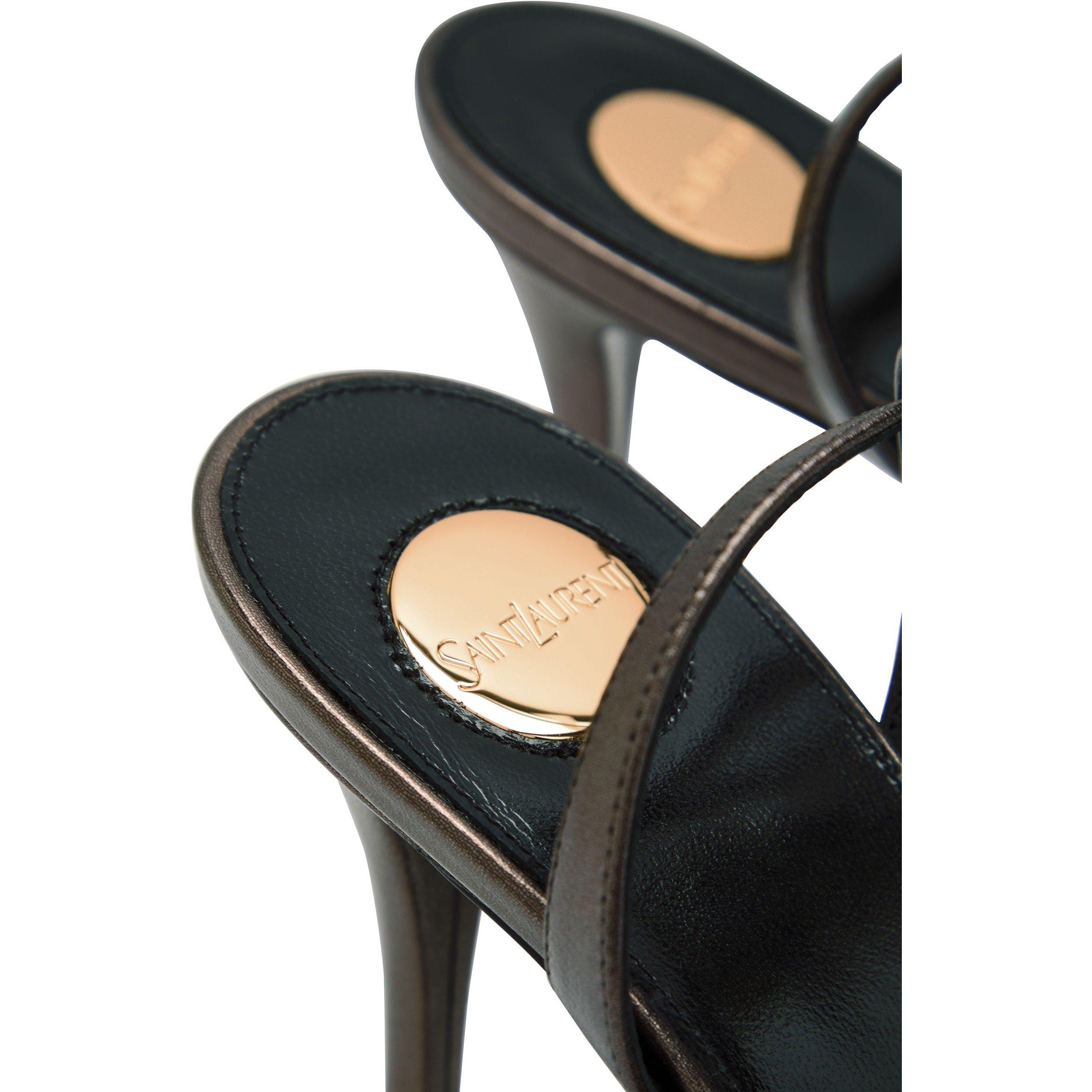 BROWN - Saint Laurent - LE SCANDALE 85 PLATFORM - 4