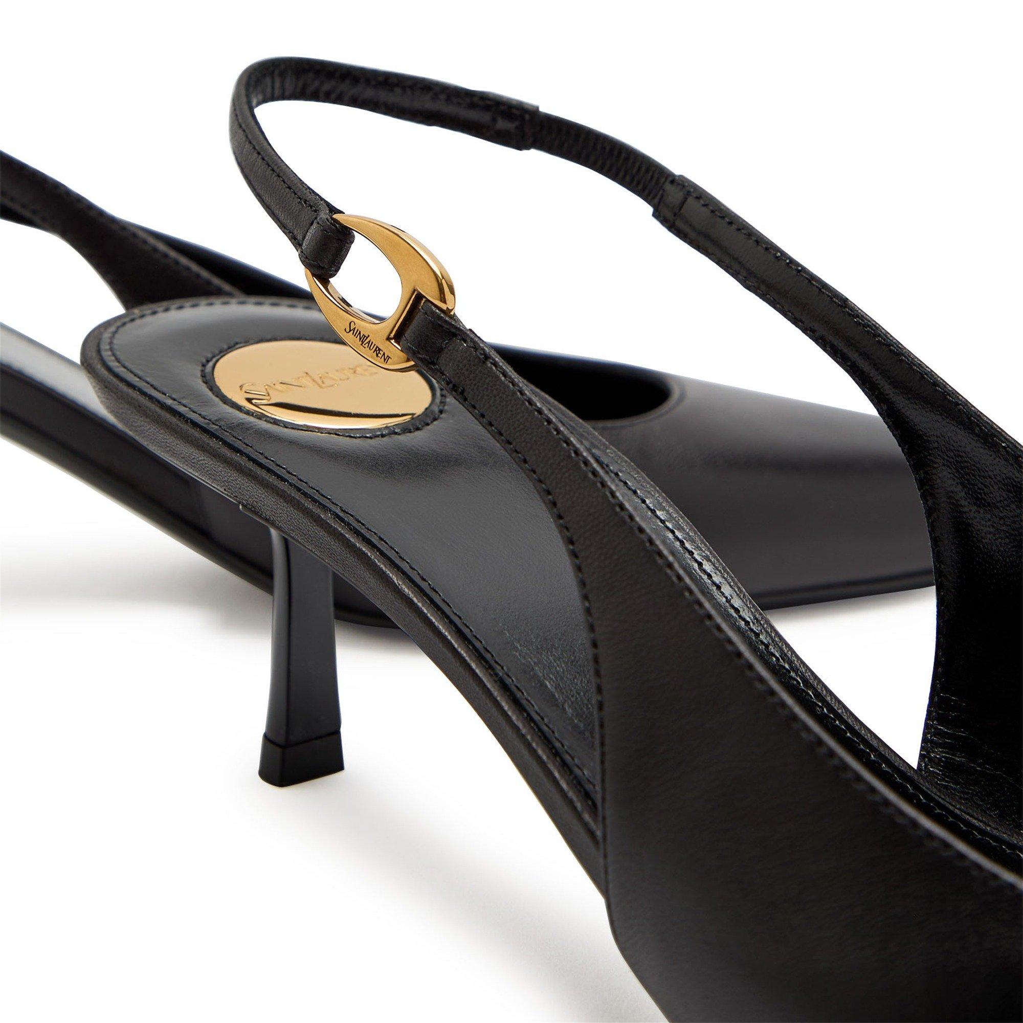 BLACK - Saint Laurent - CASABIVA 50 SLINGBACK - 4