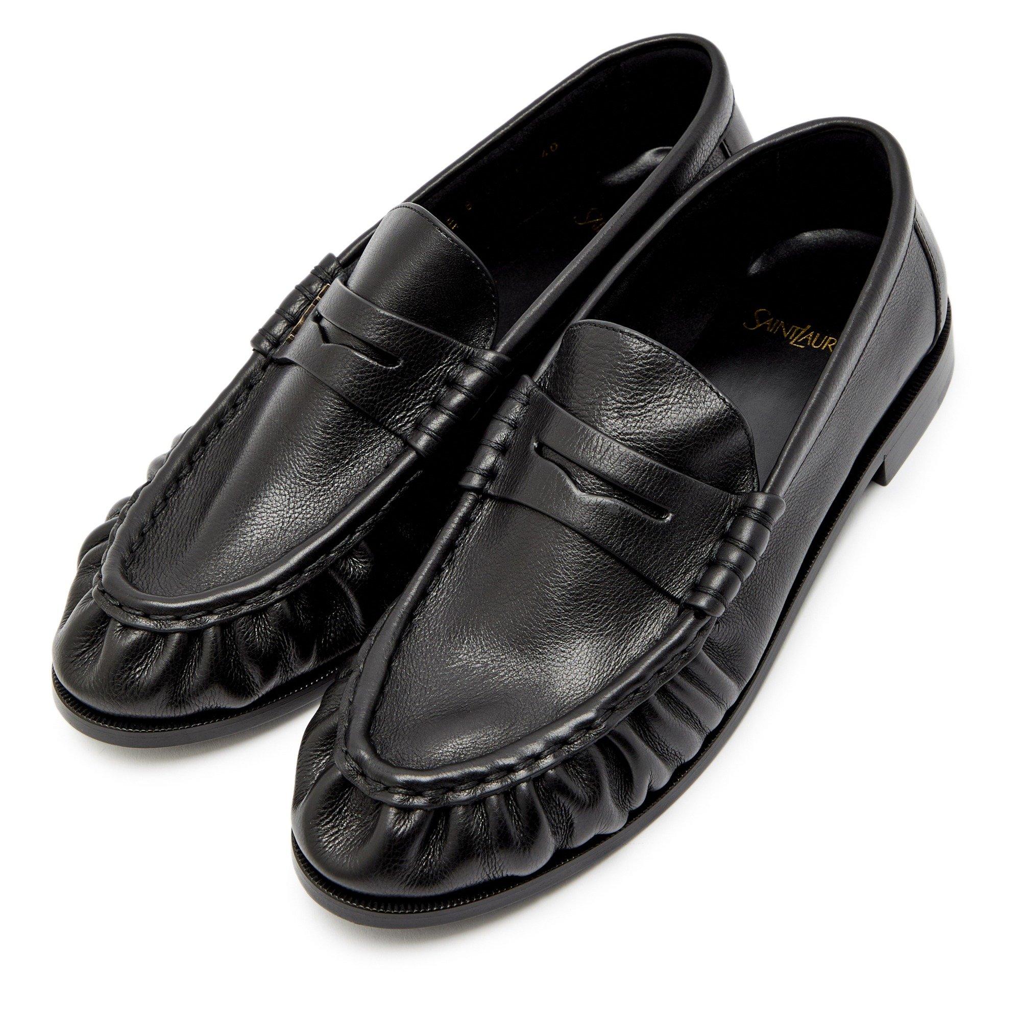 BLACK - Saint Laurent - LE LOAFER - 3