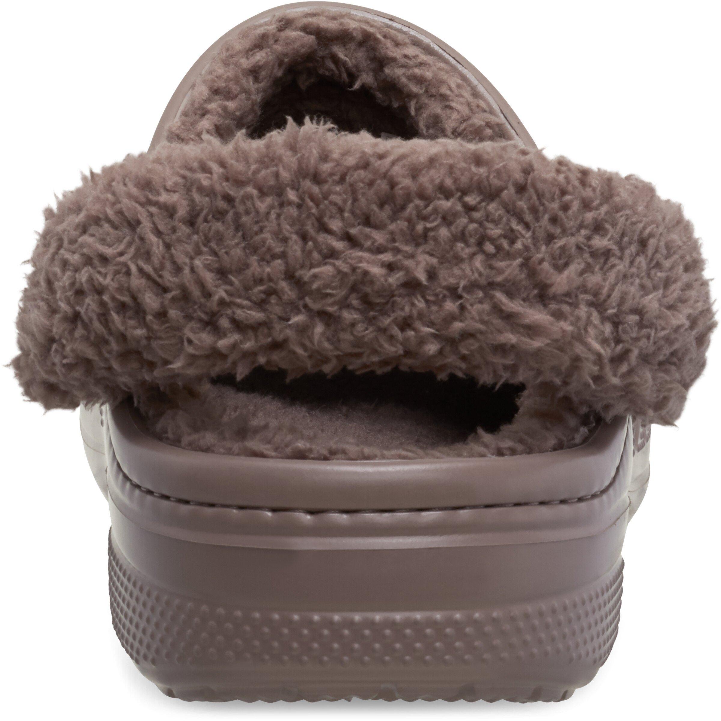 Trufa - Crocs - Women's Baya Lined Fuzz Strap Mule Slippers - 5