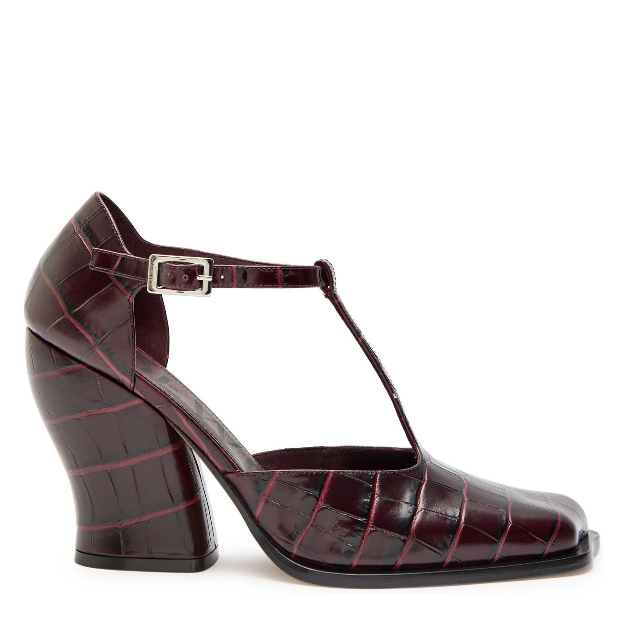 BURGUNDY - Loewe - ONDA T-BAR PUMP 90
