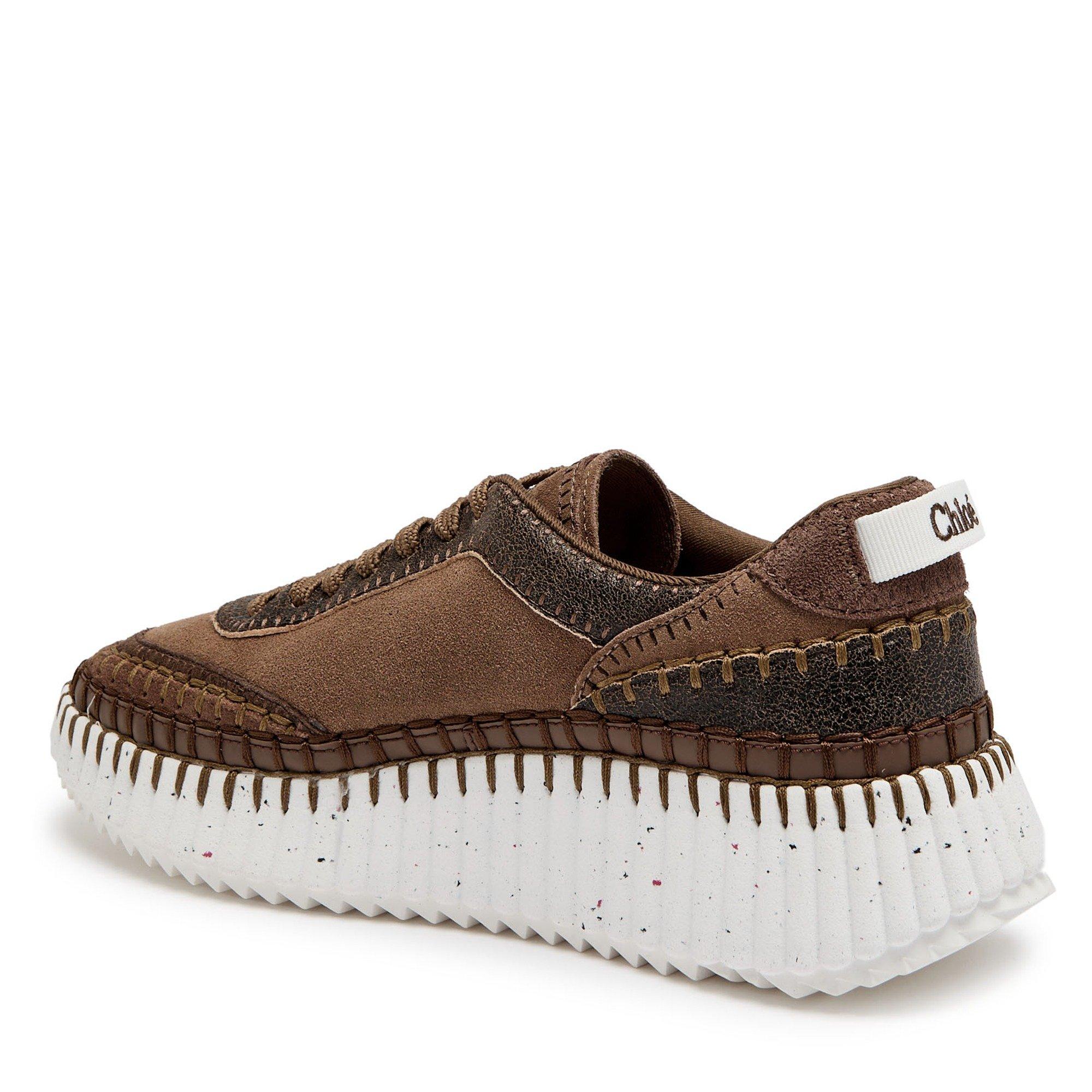 BROWN AND OTHER - Chloe - Women's NAMA Suede Runners - 2