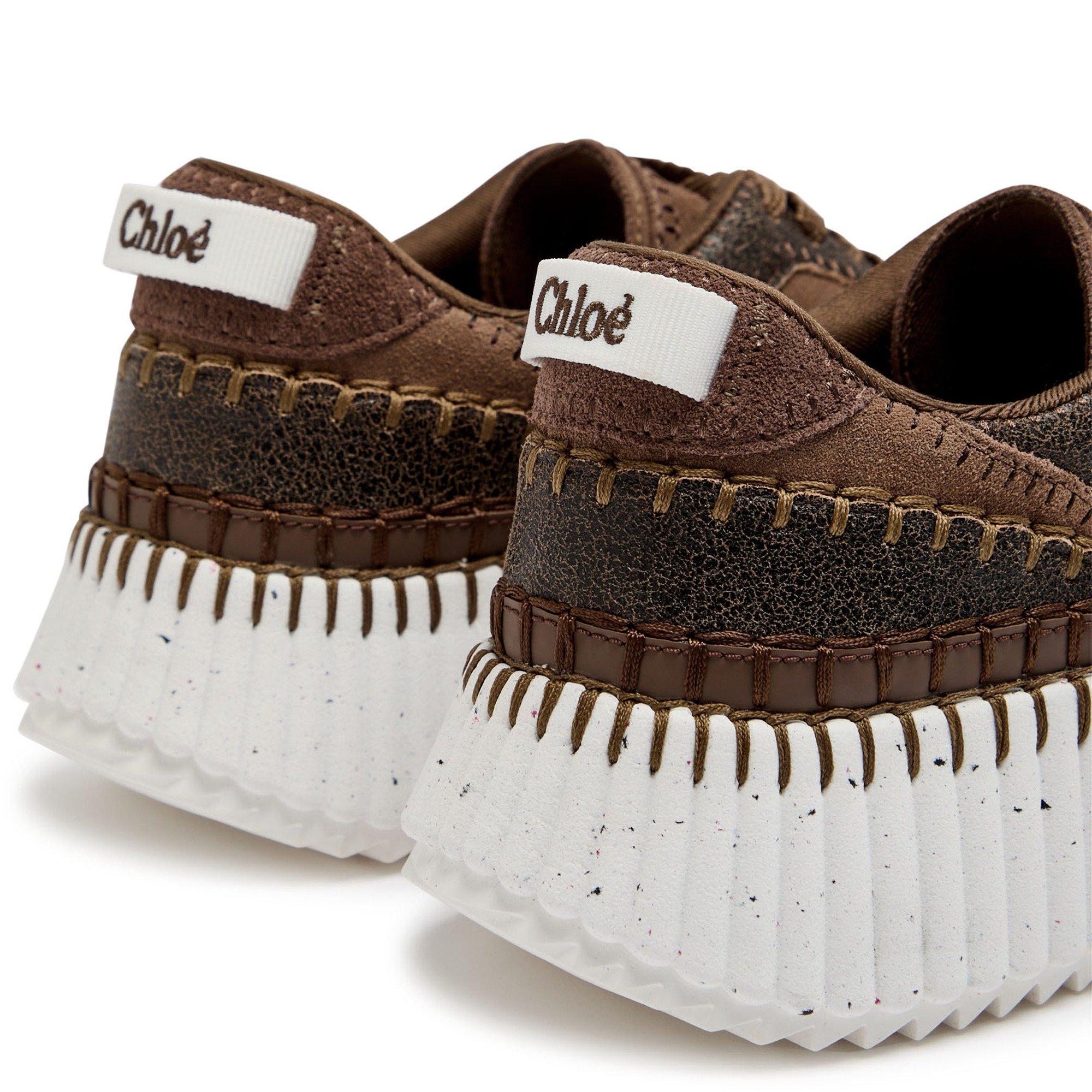 BROWN AND OTHER - Chloe - Women's NAMA Suede Runners - 4