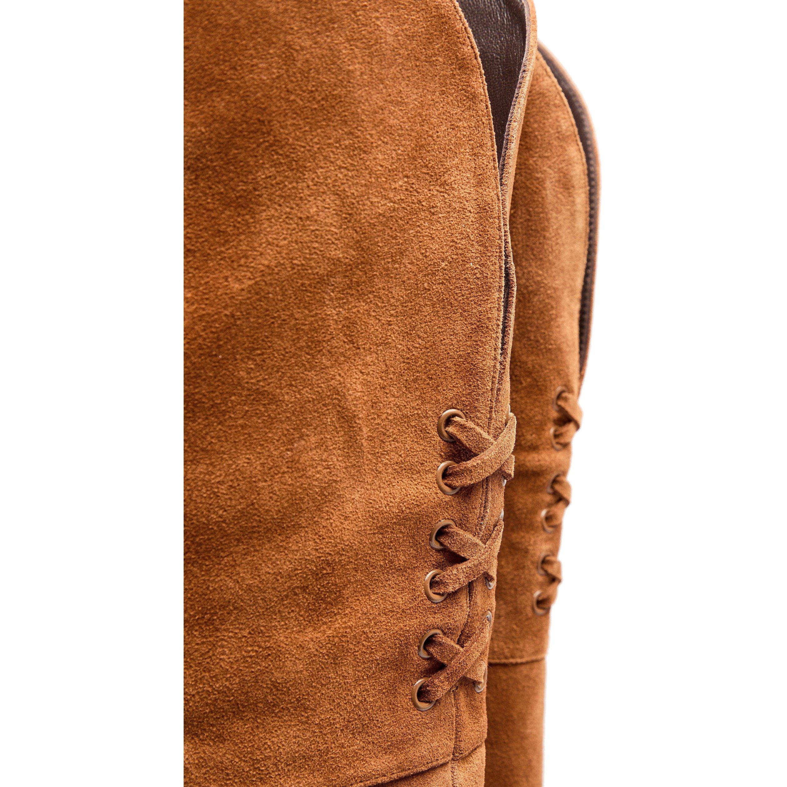 BROWN - Chloe - EVE OTK Boot09 - 4