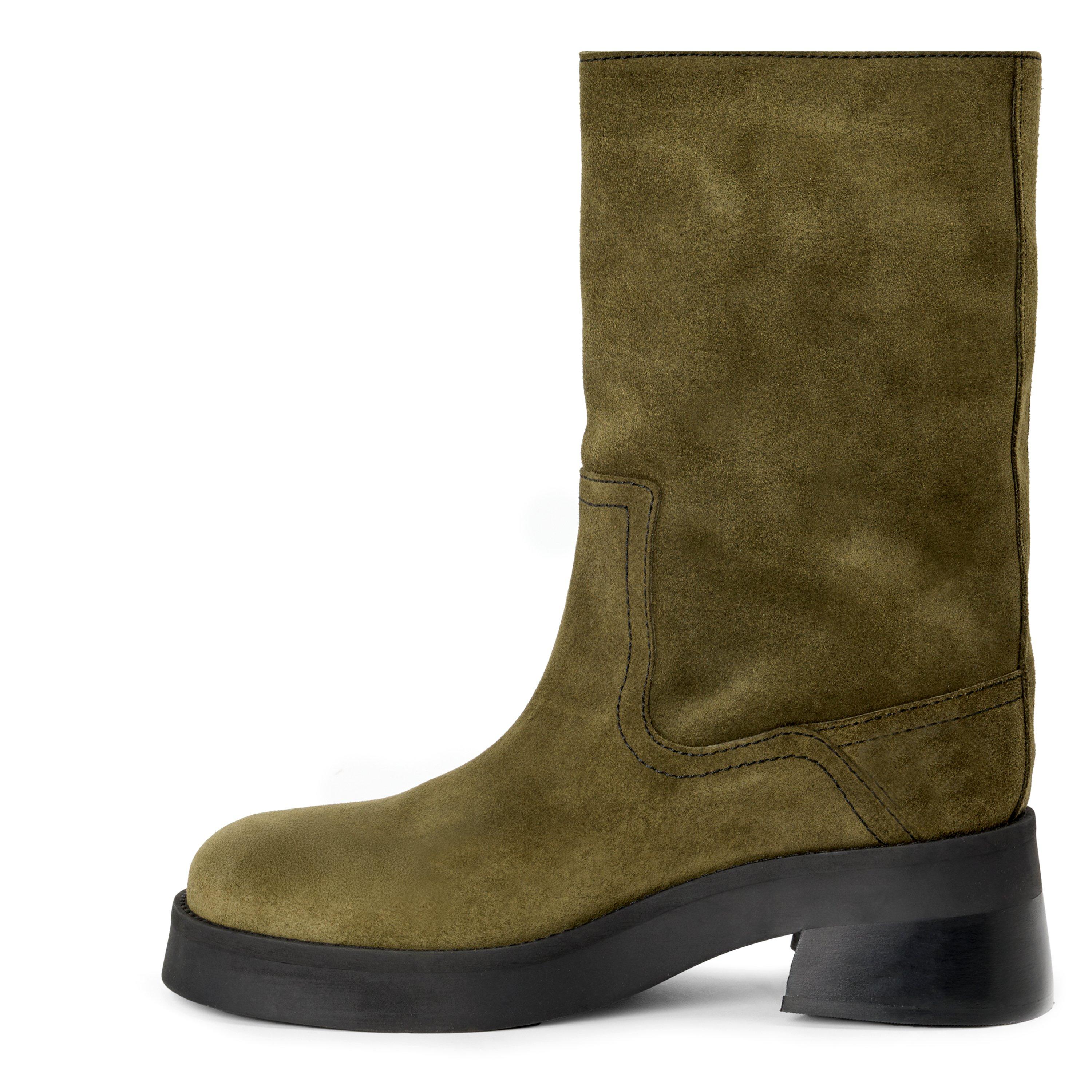 KHAKI - Miista - Gunda Khaki Suede Ankle B - 2