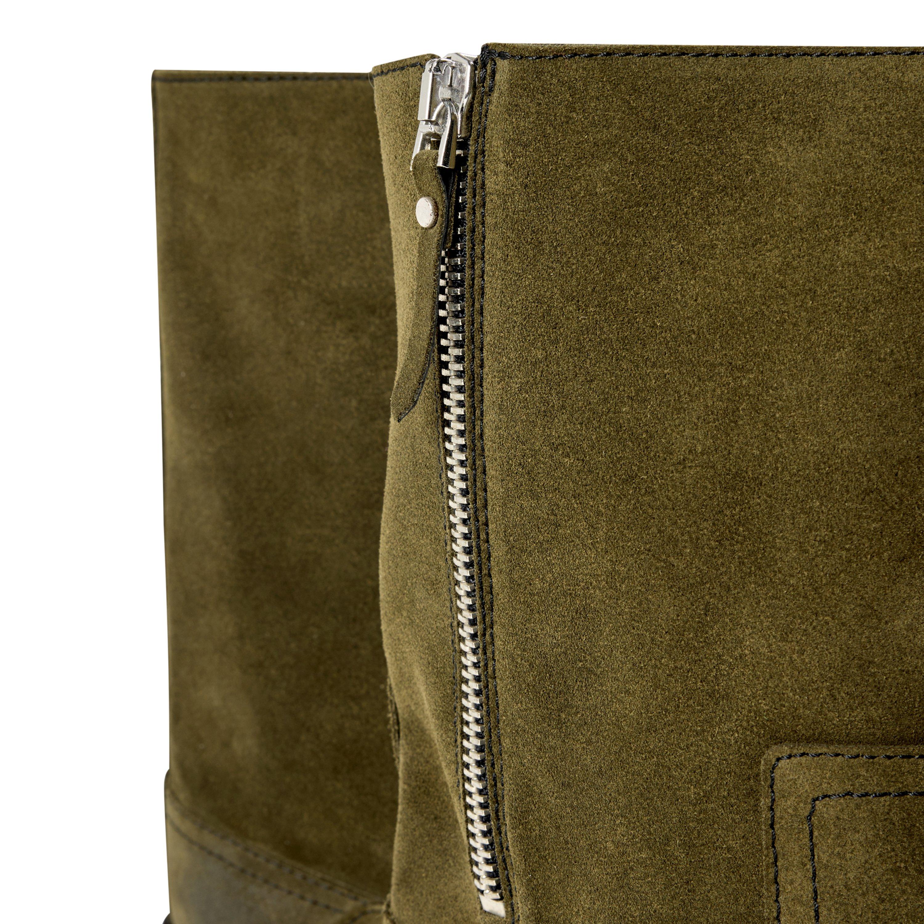 KHAKI - Miista - Gunda Khaki Suede Ankle B - 3
