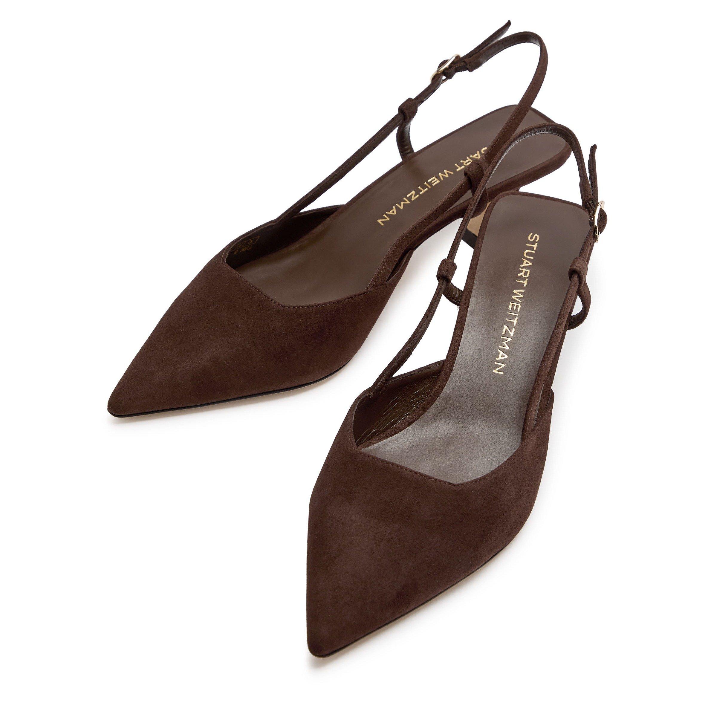 BROWN - Stuart Weitzman - VINNIE 50 SLINGBACK - 3
