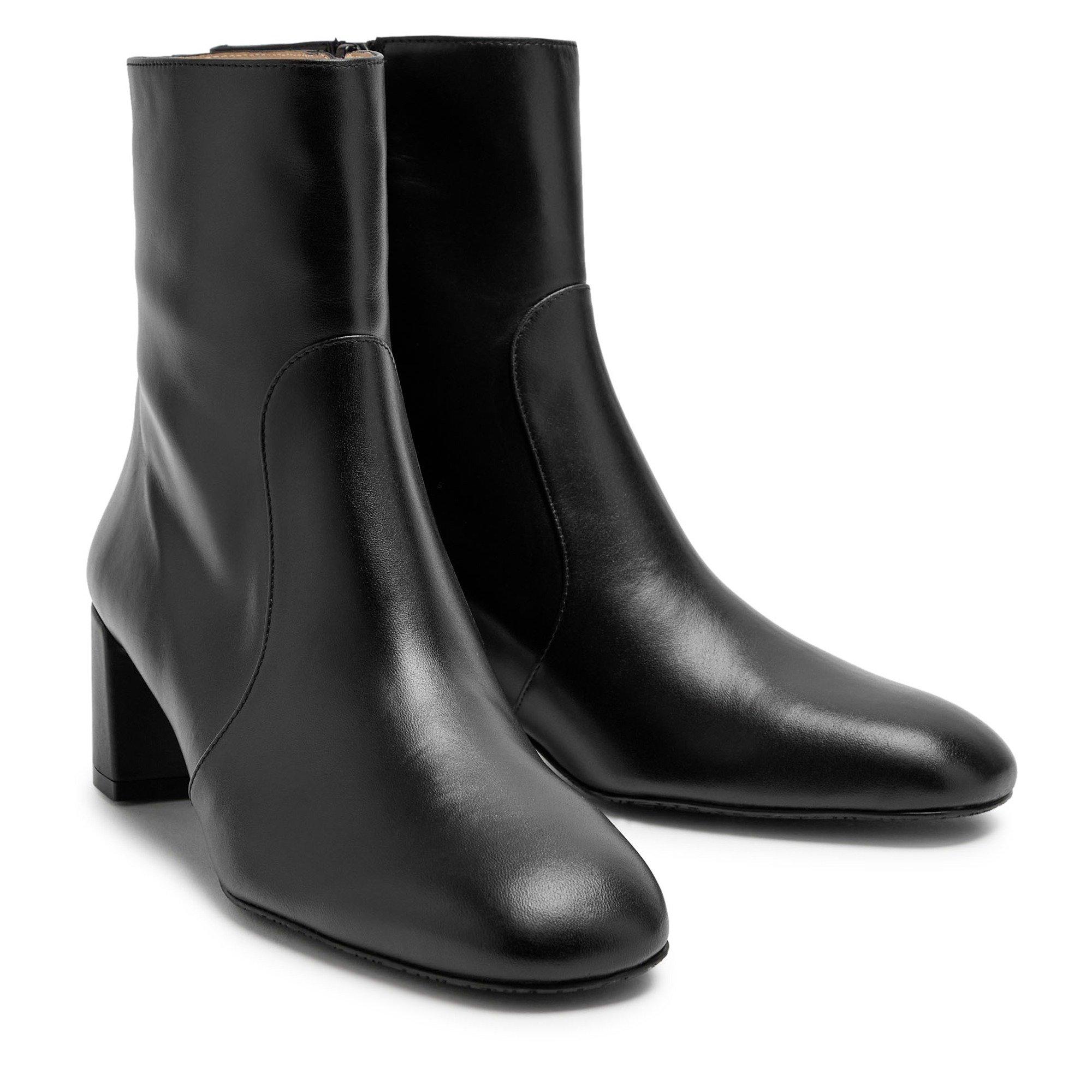 BLACK - Stuart Weitzman - MAEVE ZIP BOOTIE - 3
