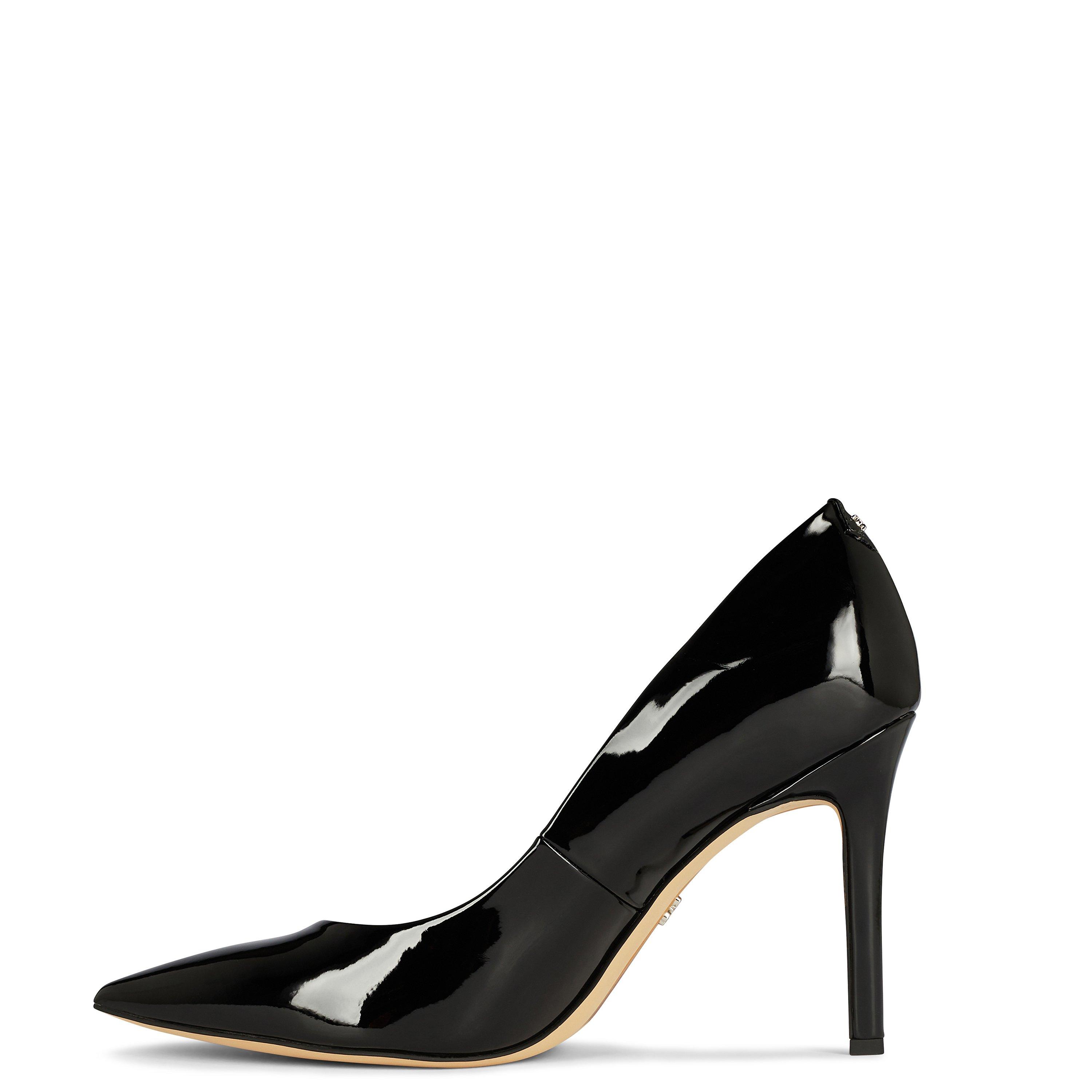 Black Pat - Sam Edelman - Hazel Pointed Toe Heel - 3