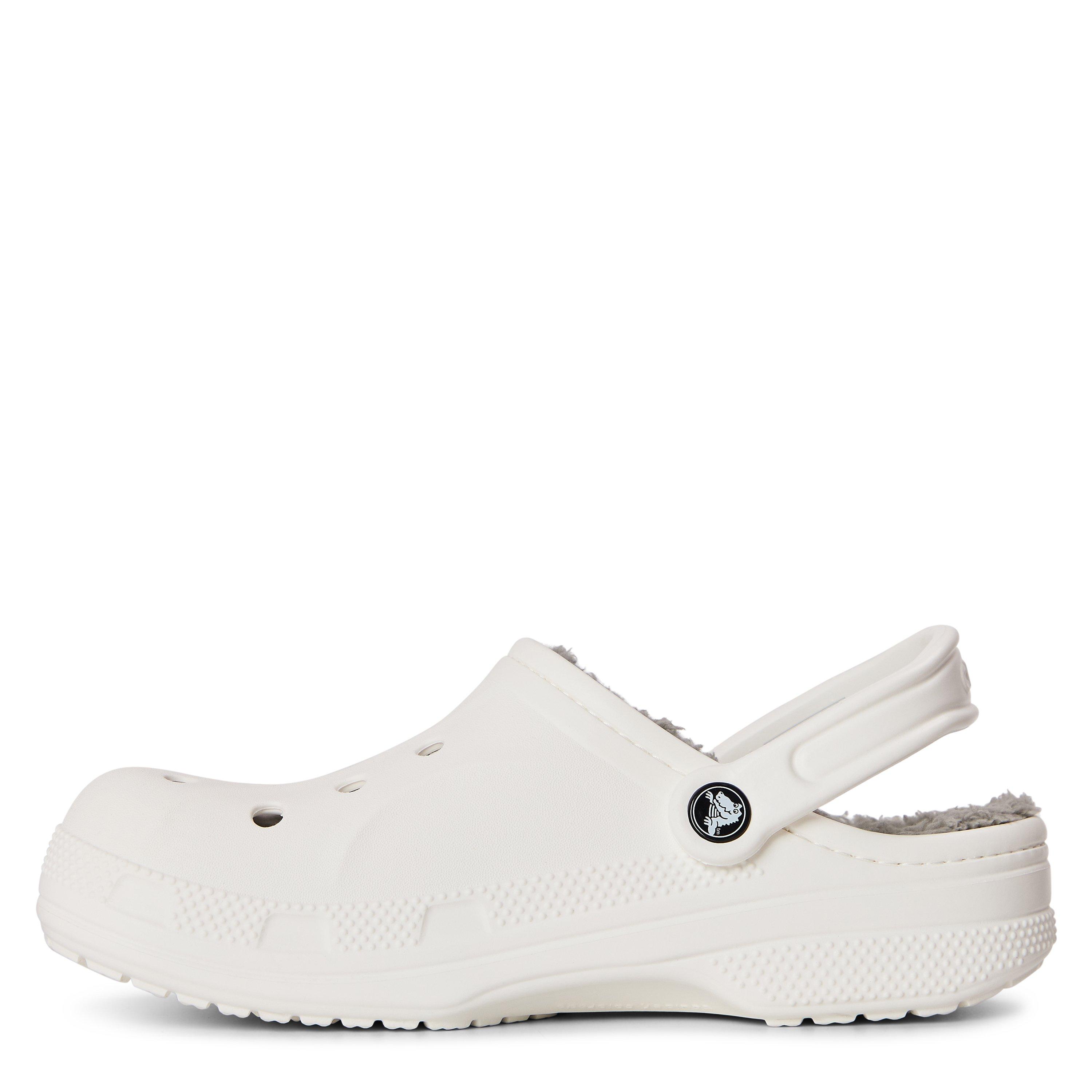 Blanc/Gris - Crocs - Women's Baya Lined Mule Slippers - 2