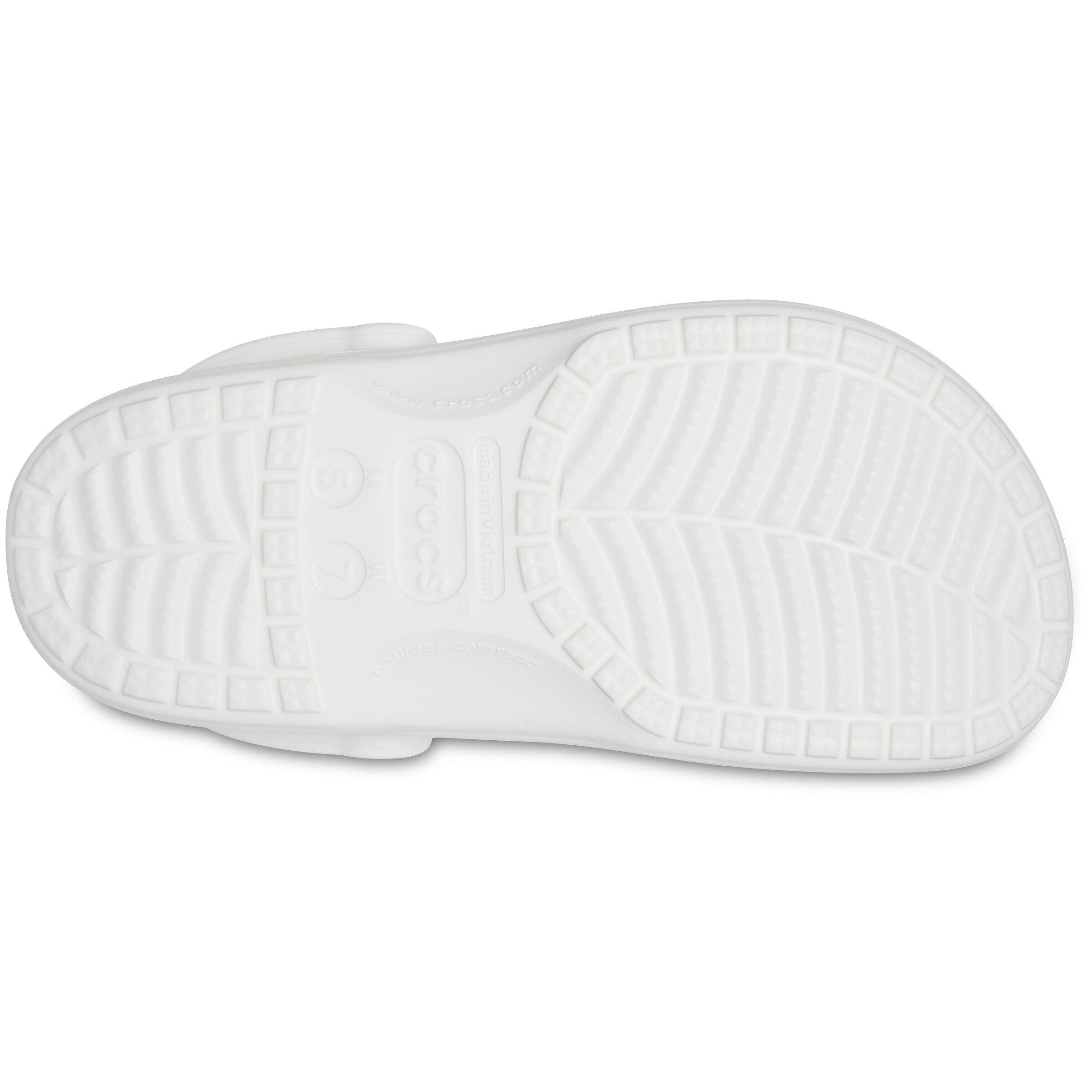 White/Grey - Crocs - Women's Baya Lined Mule Slippers - 7
