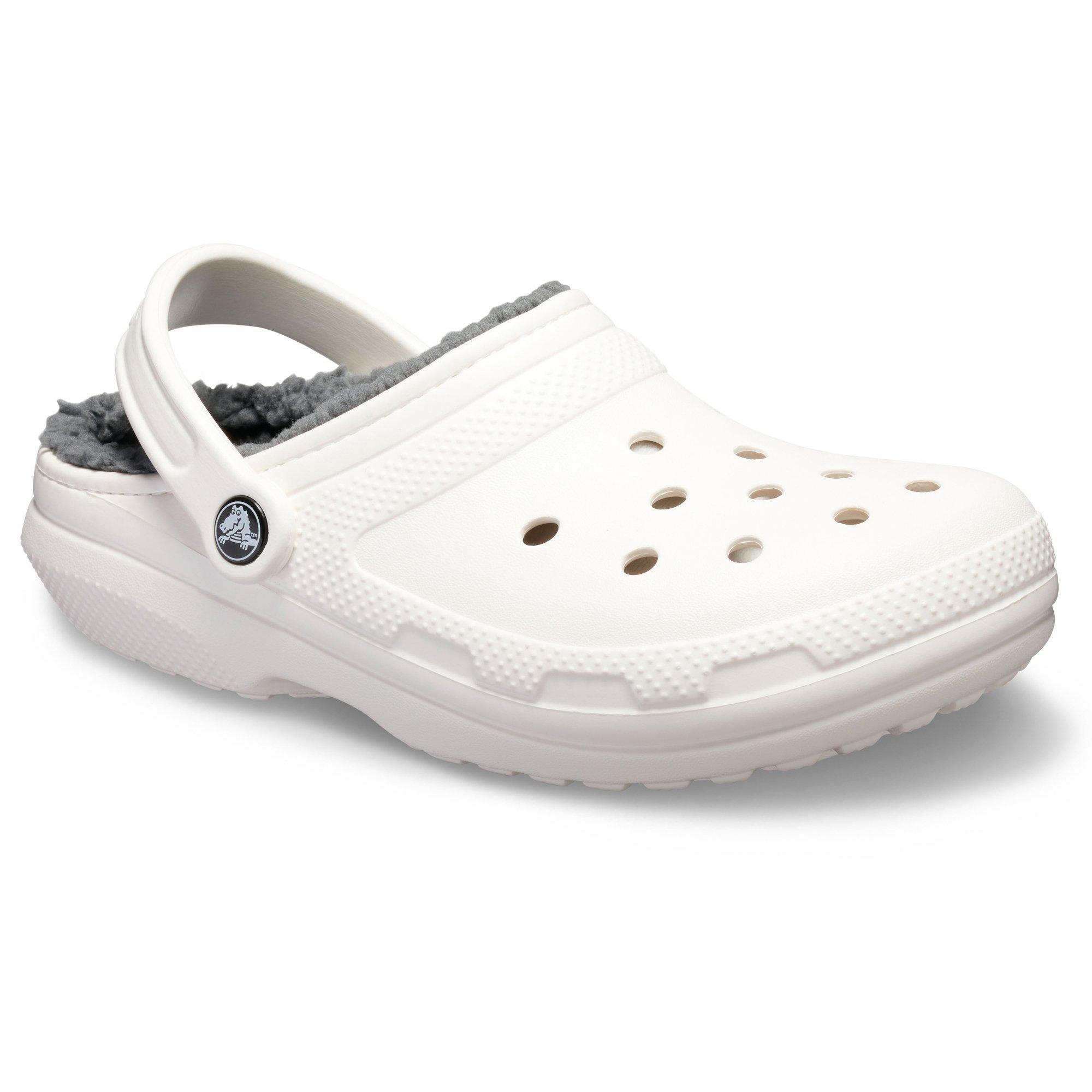 White - Crocs - Women's Classic Lined Mule Slippers - 2