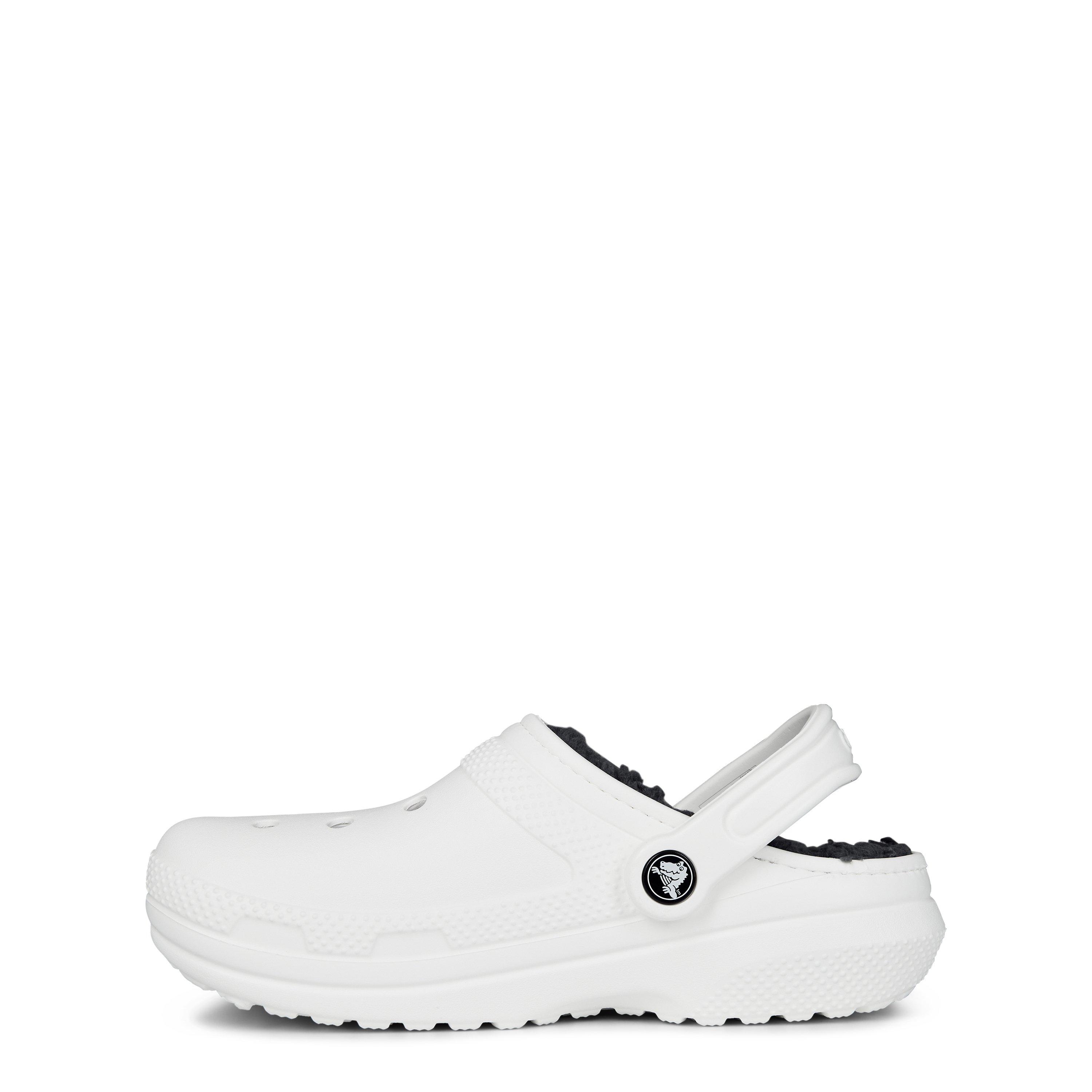White - Crocs - Women's Classic Lined Mule Slippers - 3