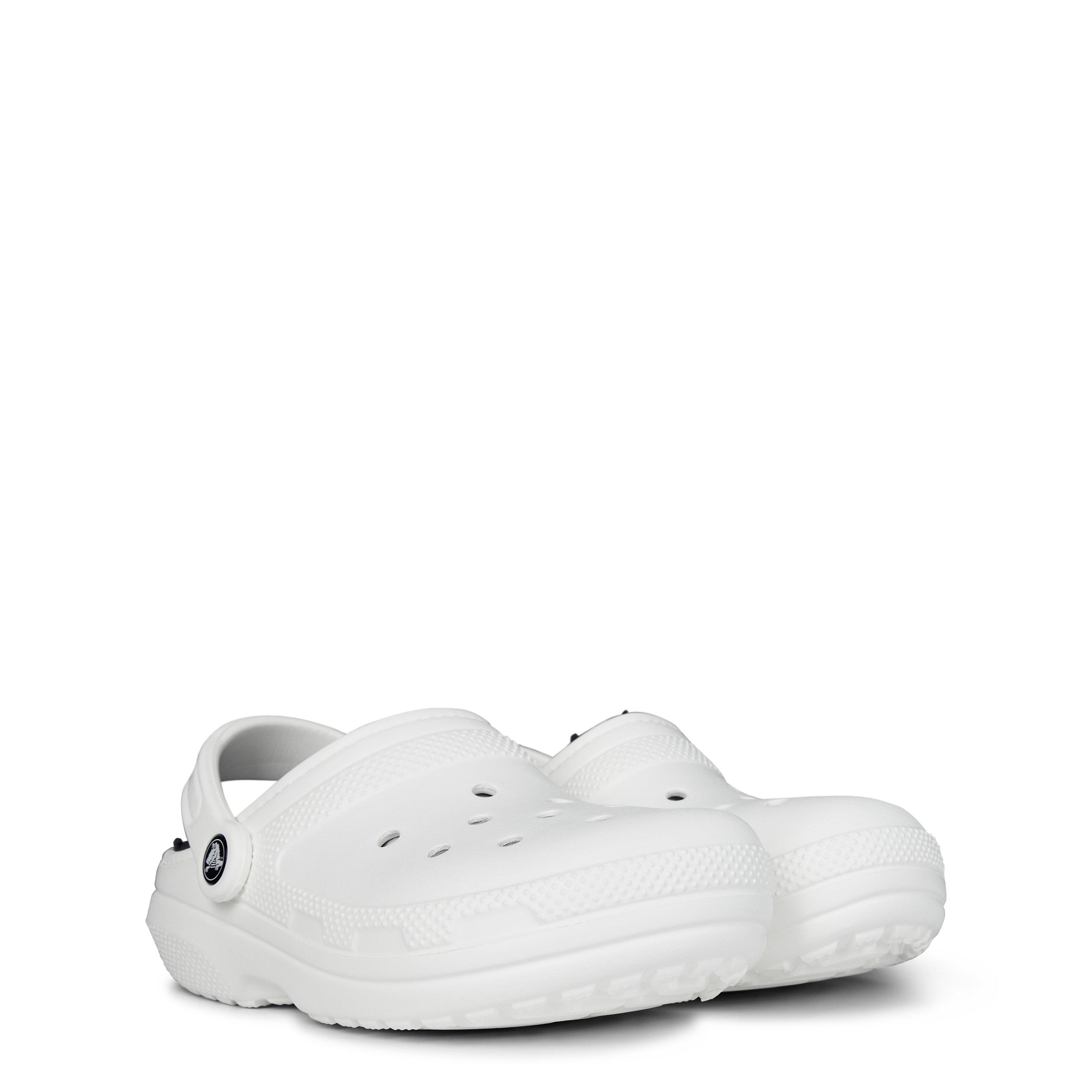 White - Crocs - Women's Classic Lined Mule Slippers - 4