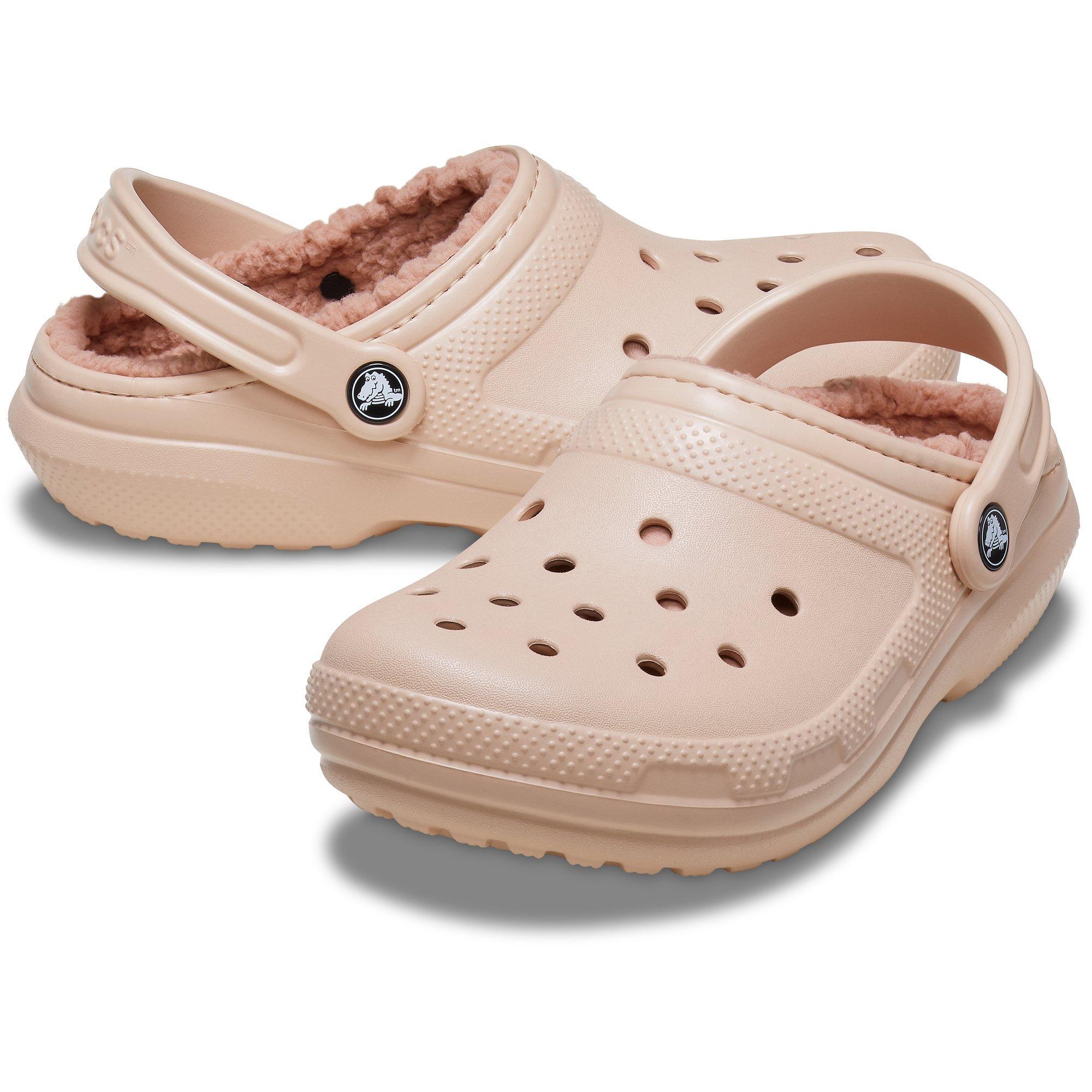 Pink Caramel - Crocs - Women's Classic Lined Mule Slippers - 3