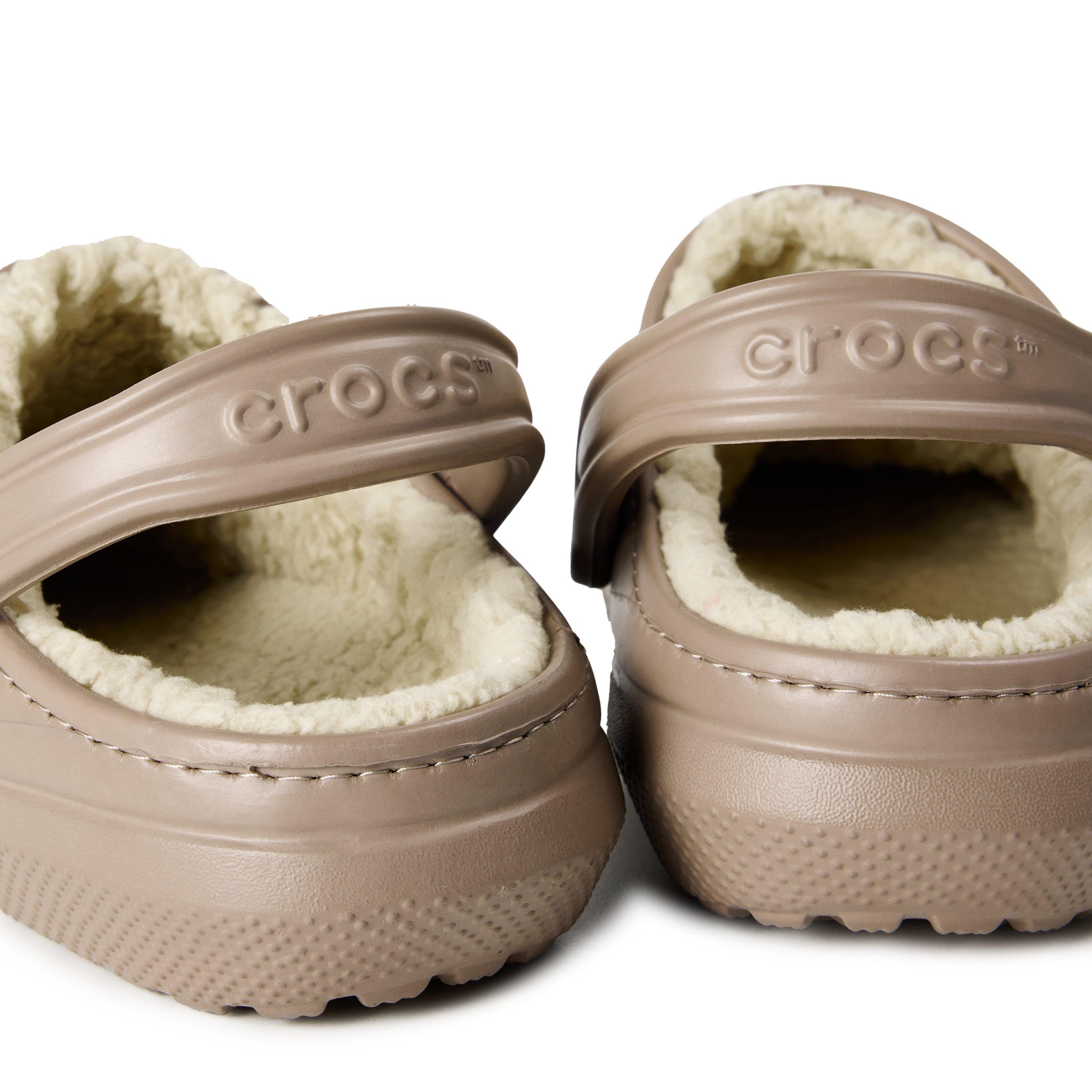 Mushroom - Crocs - Women's Classic Lined Mule Slippers - 3