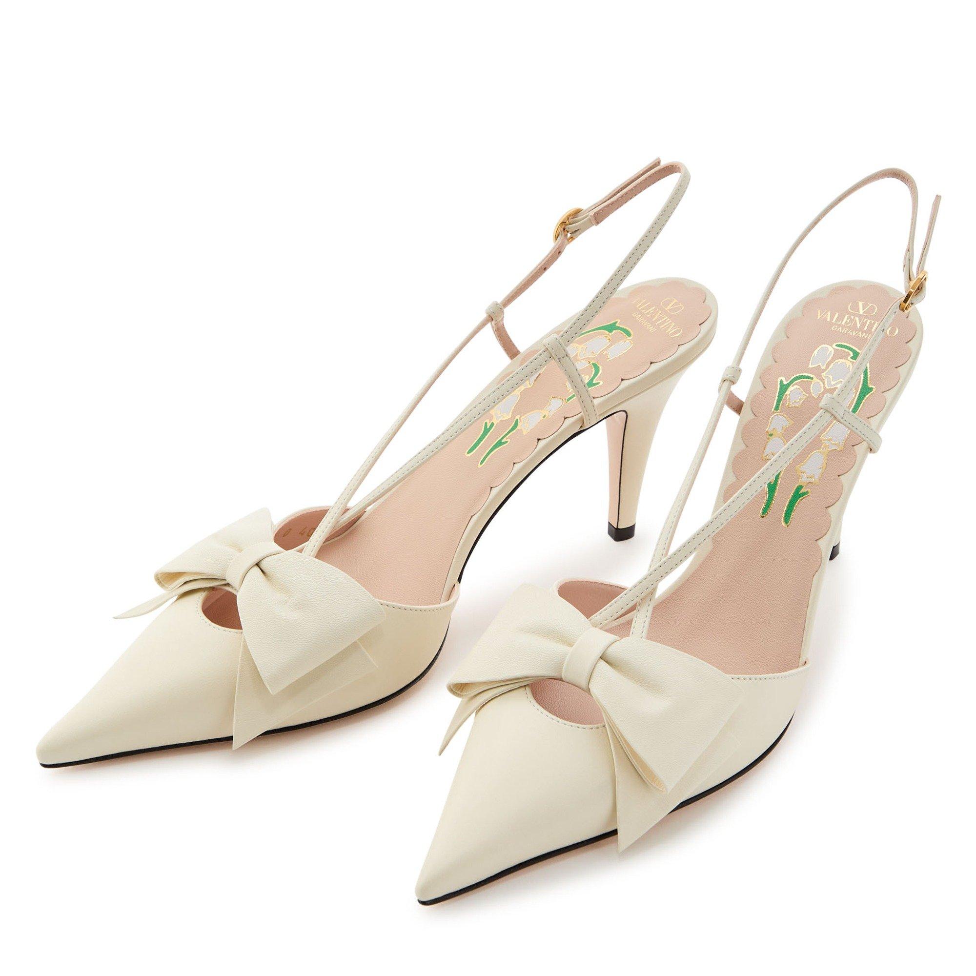 IVORY - Valentino - SLING BACK BOWOW - 3