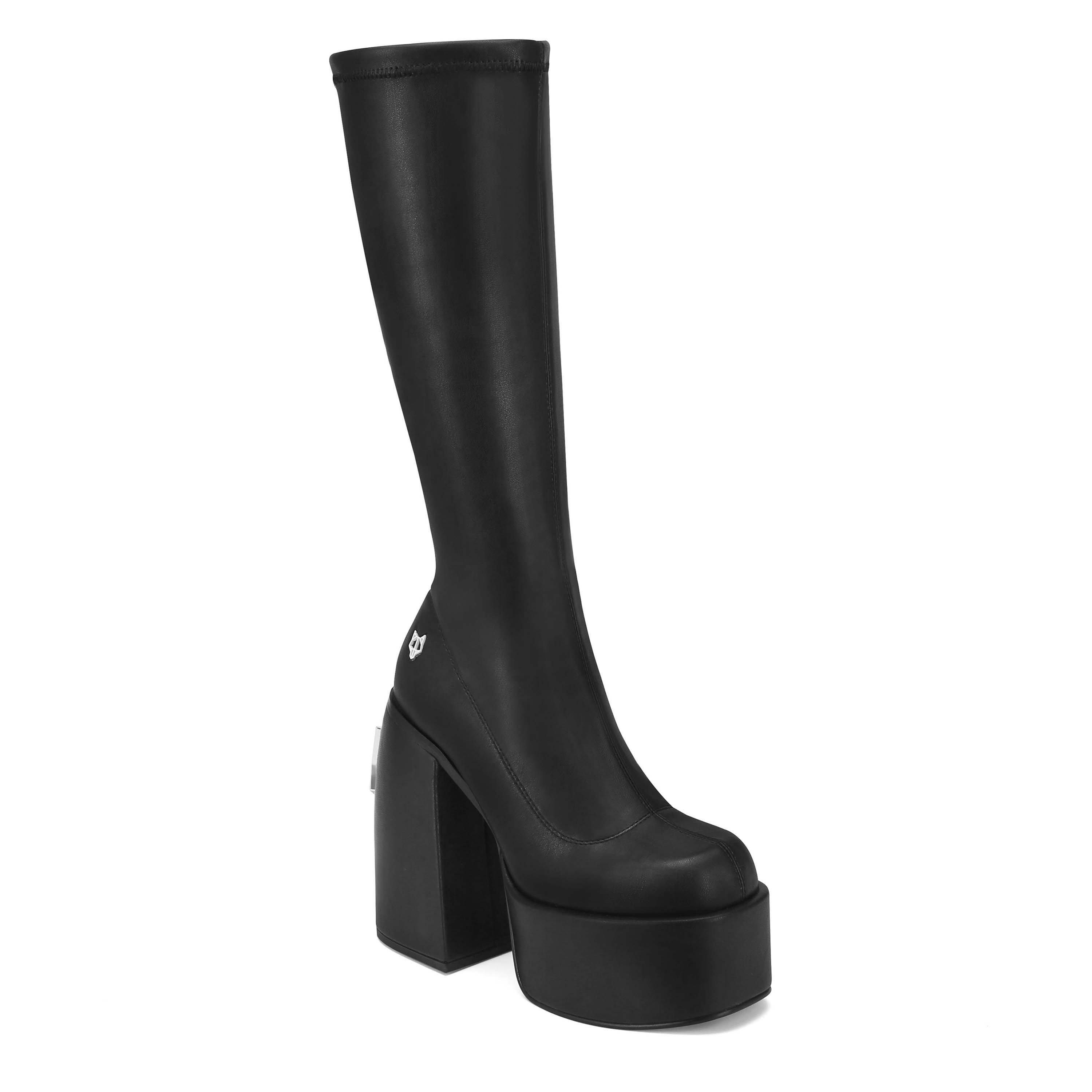 Black - Naked Wolfe - Spice Stretch Boot - 3