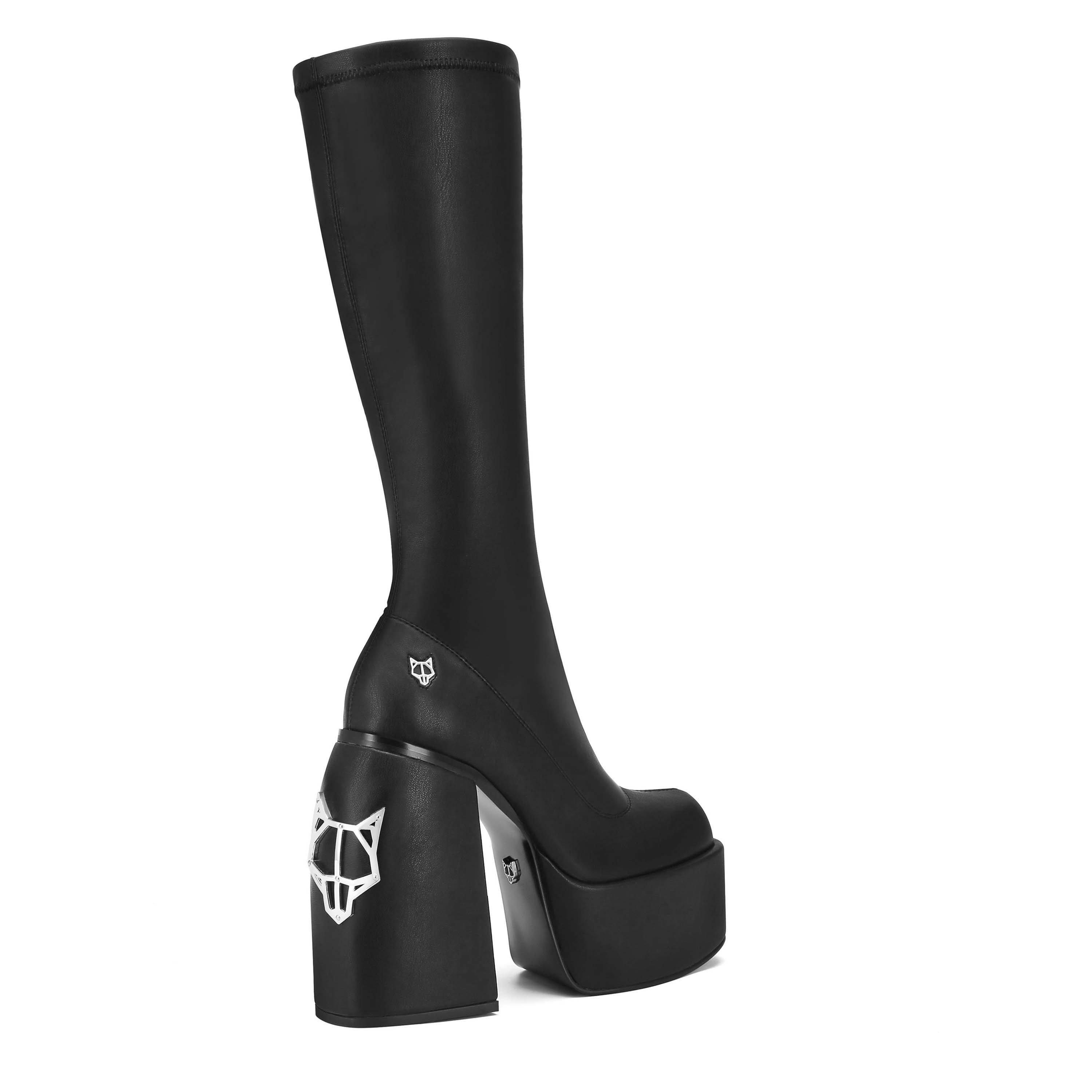 Black - Naked Wolfe - Spice Stretch Boot - 4