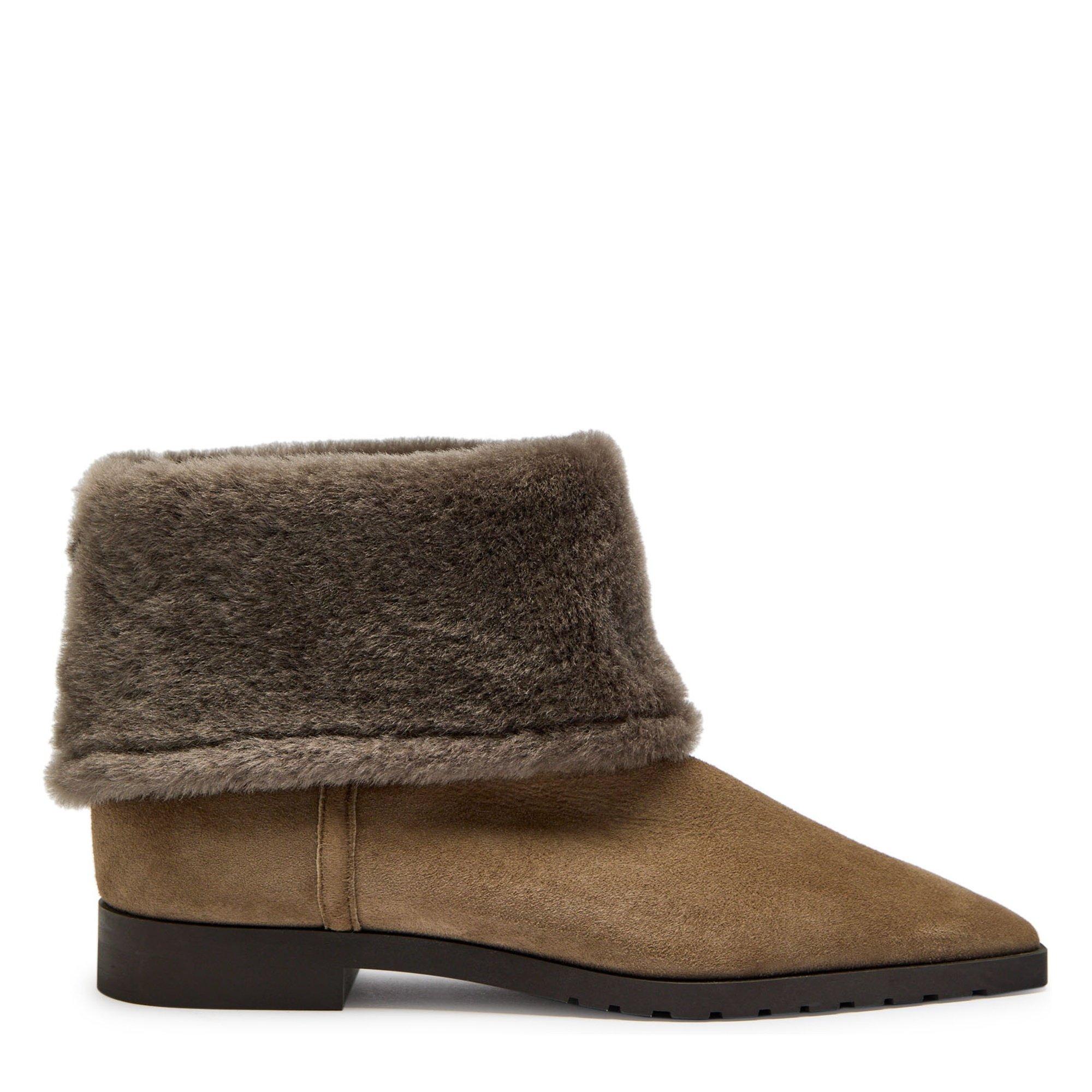 TAUPE - Toteme - Fold-down shearling boots