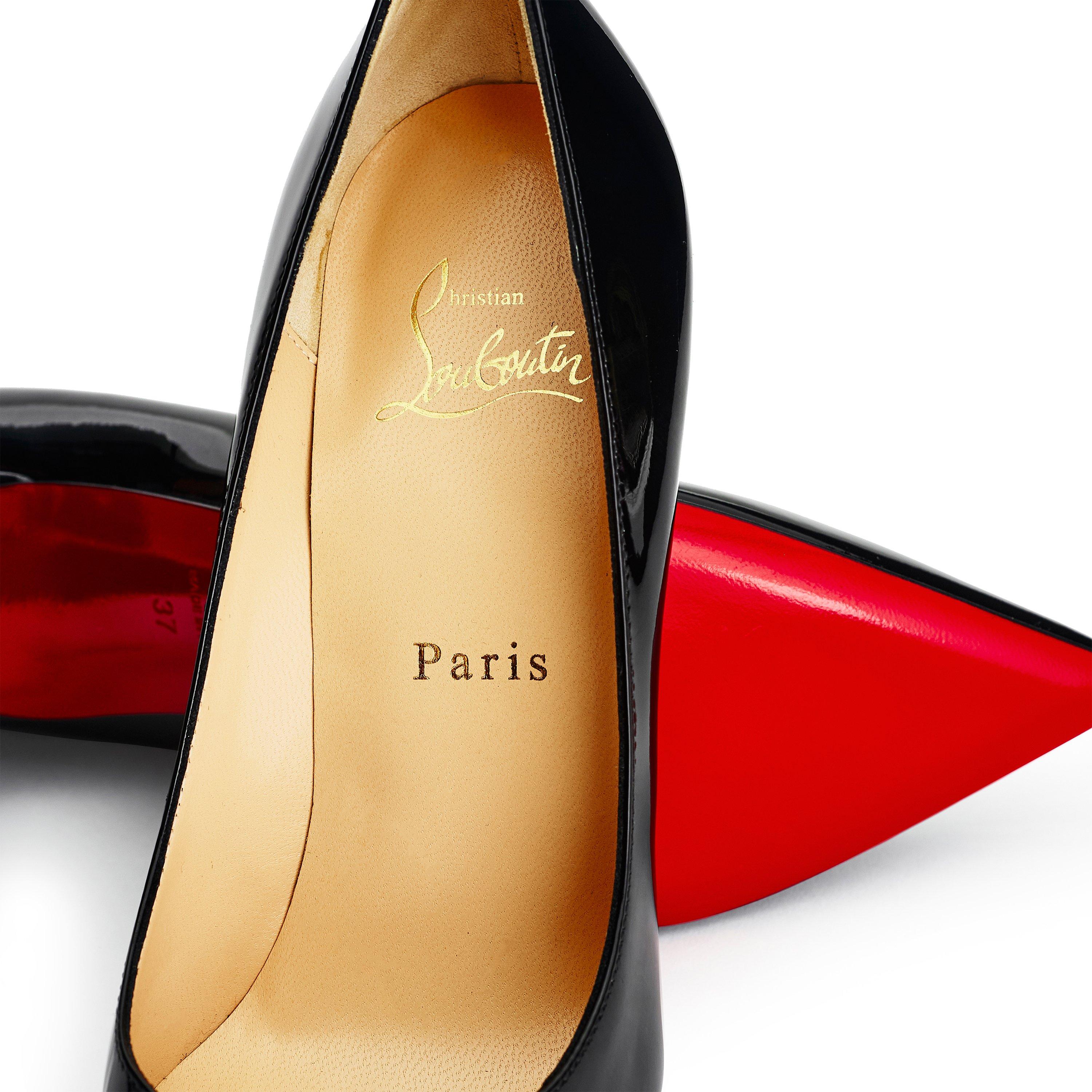Black BK01 - Christian Louboutin - Women's Leather Pigalle Pumps, 100mm - 4