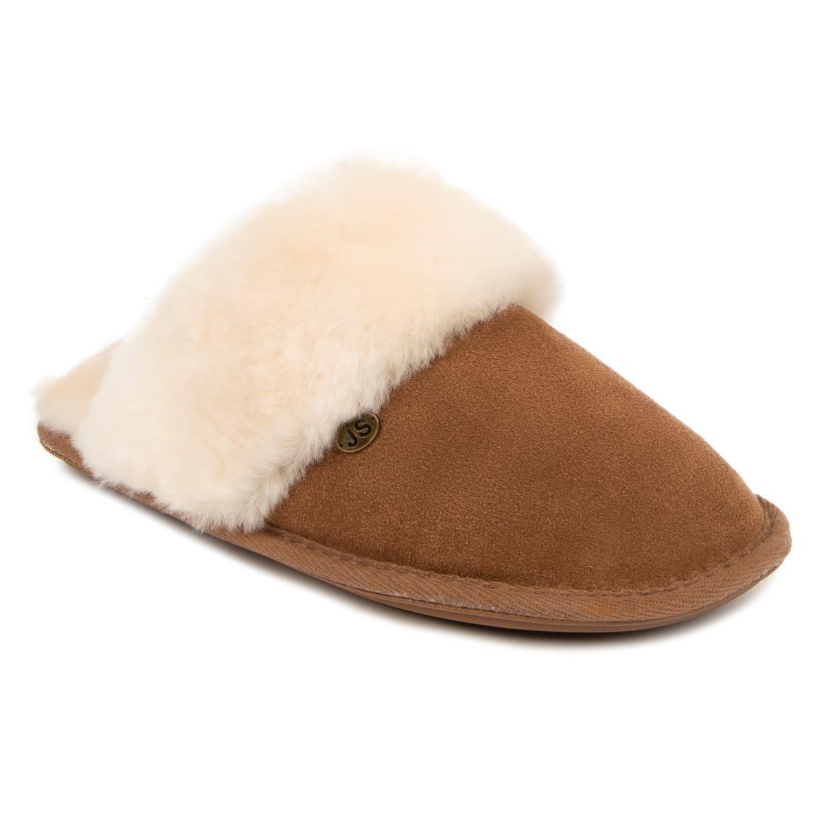 Chestnut - Just Sheepskin - Duchess Slipper - 1