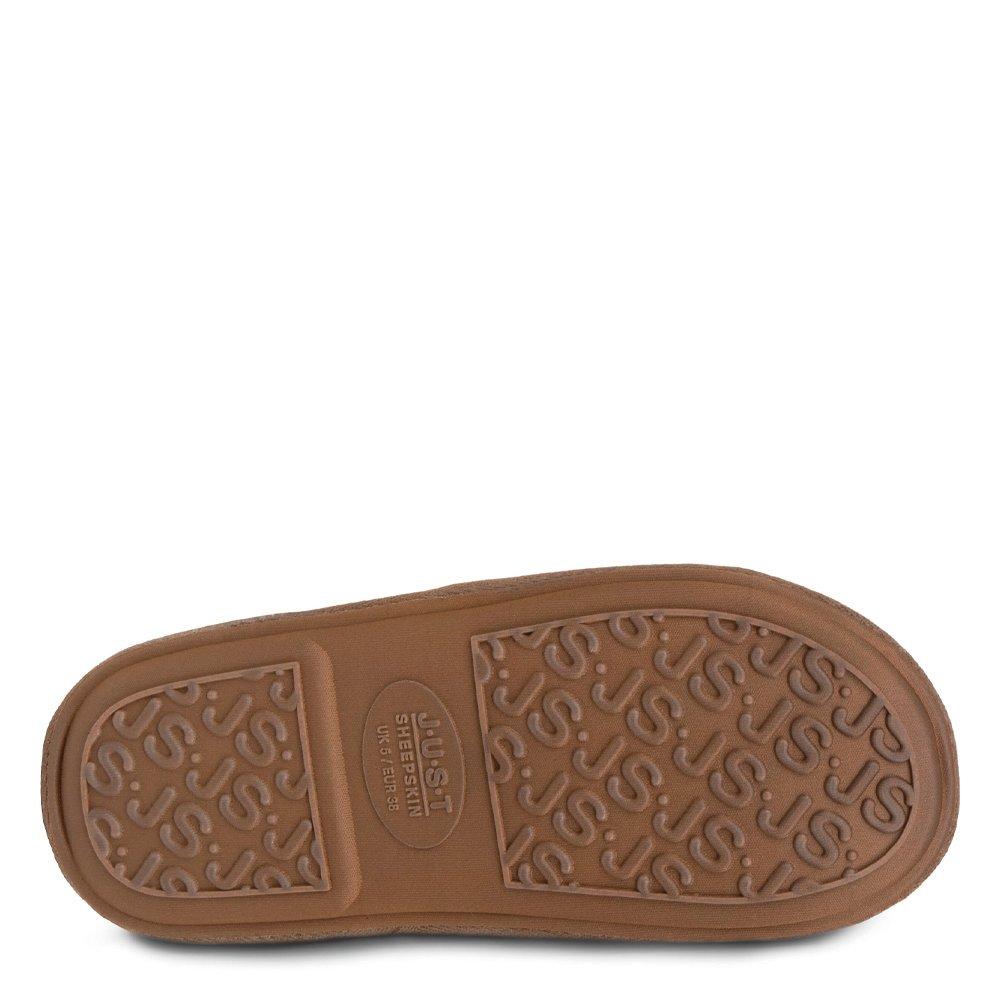 Chestnut - Just Sheepskin - Classic Low Boot Slippers - 5