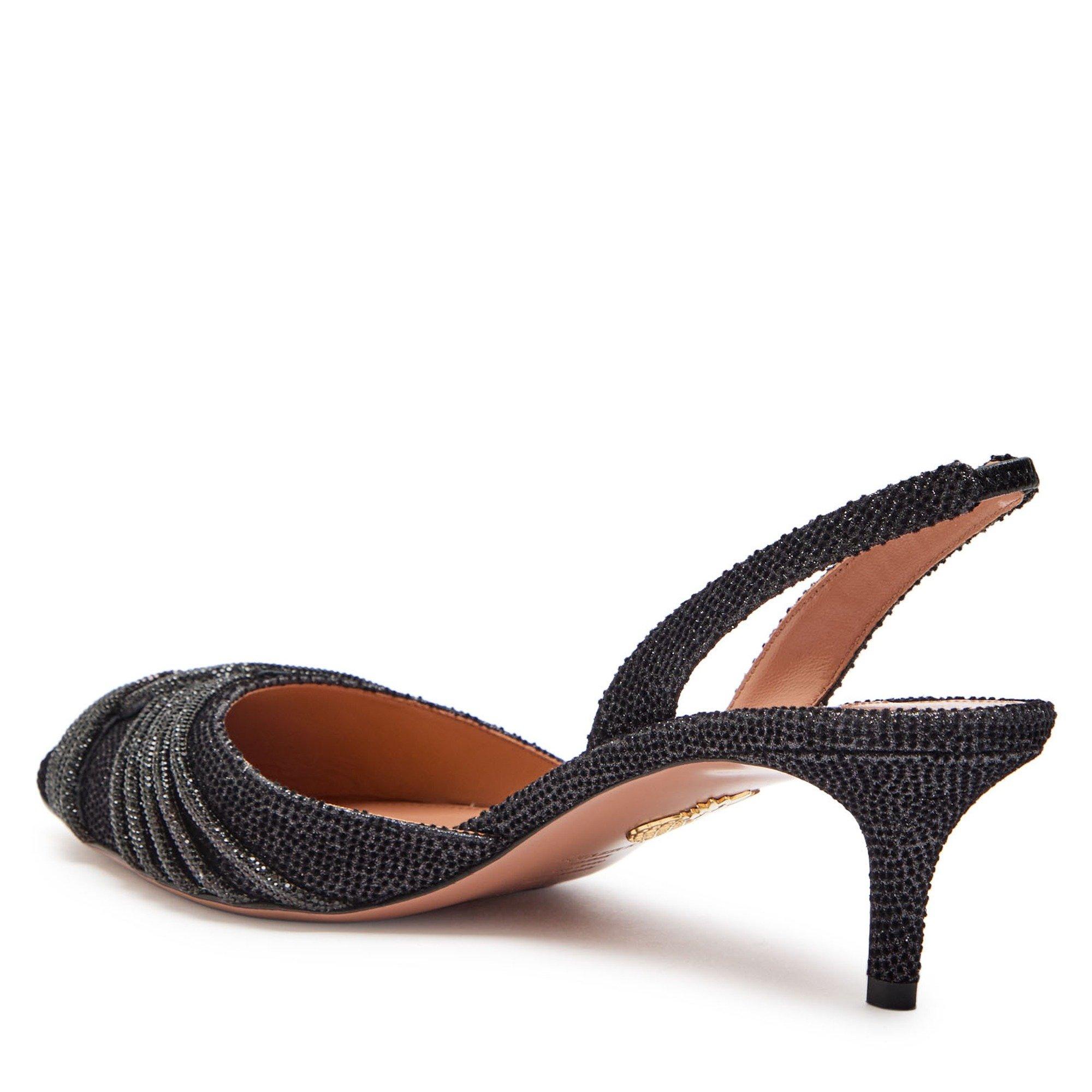 BLACK - Aquazzura - GATSBY SLING 50 - 2