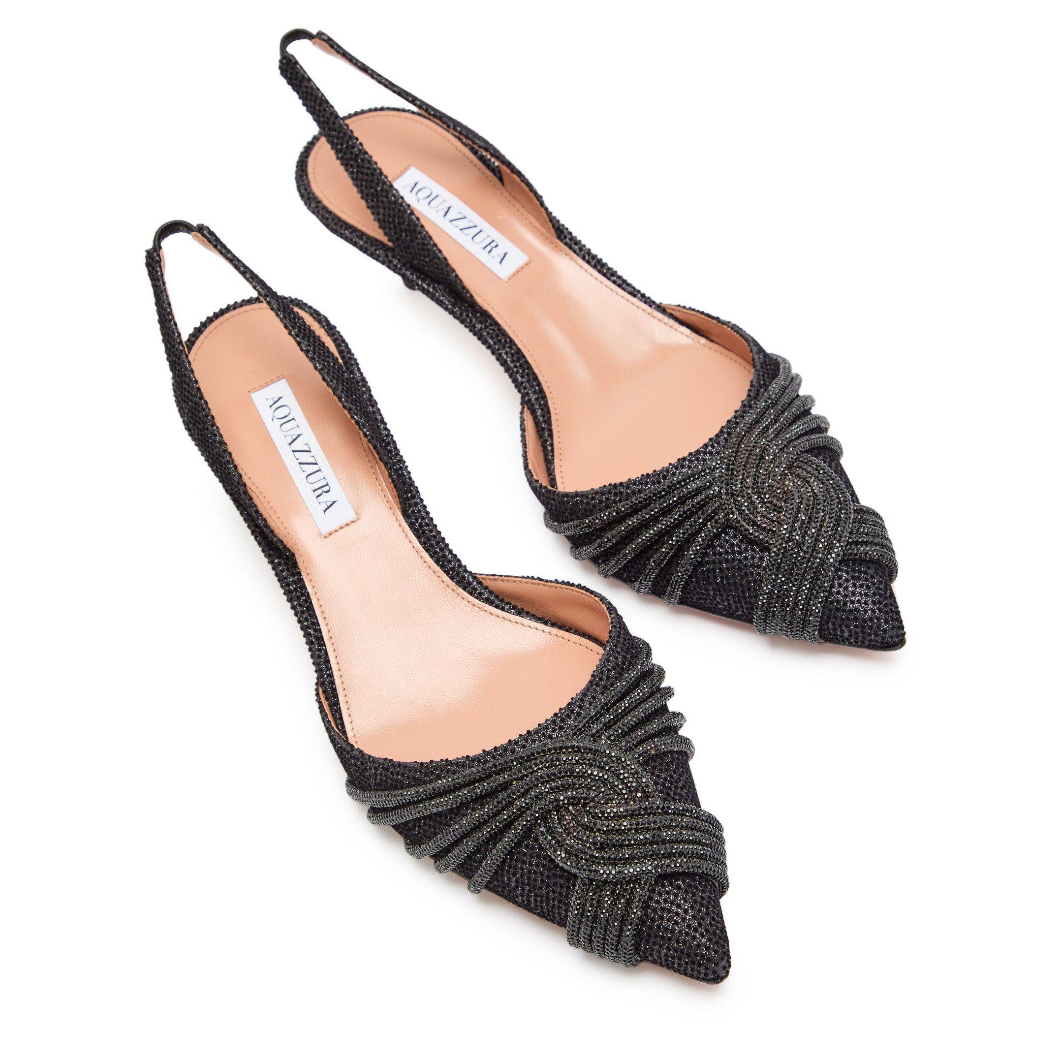 BLACK - Aquazzura - GATSBY SLING 50 - 3