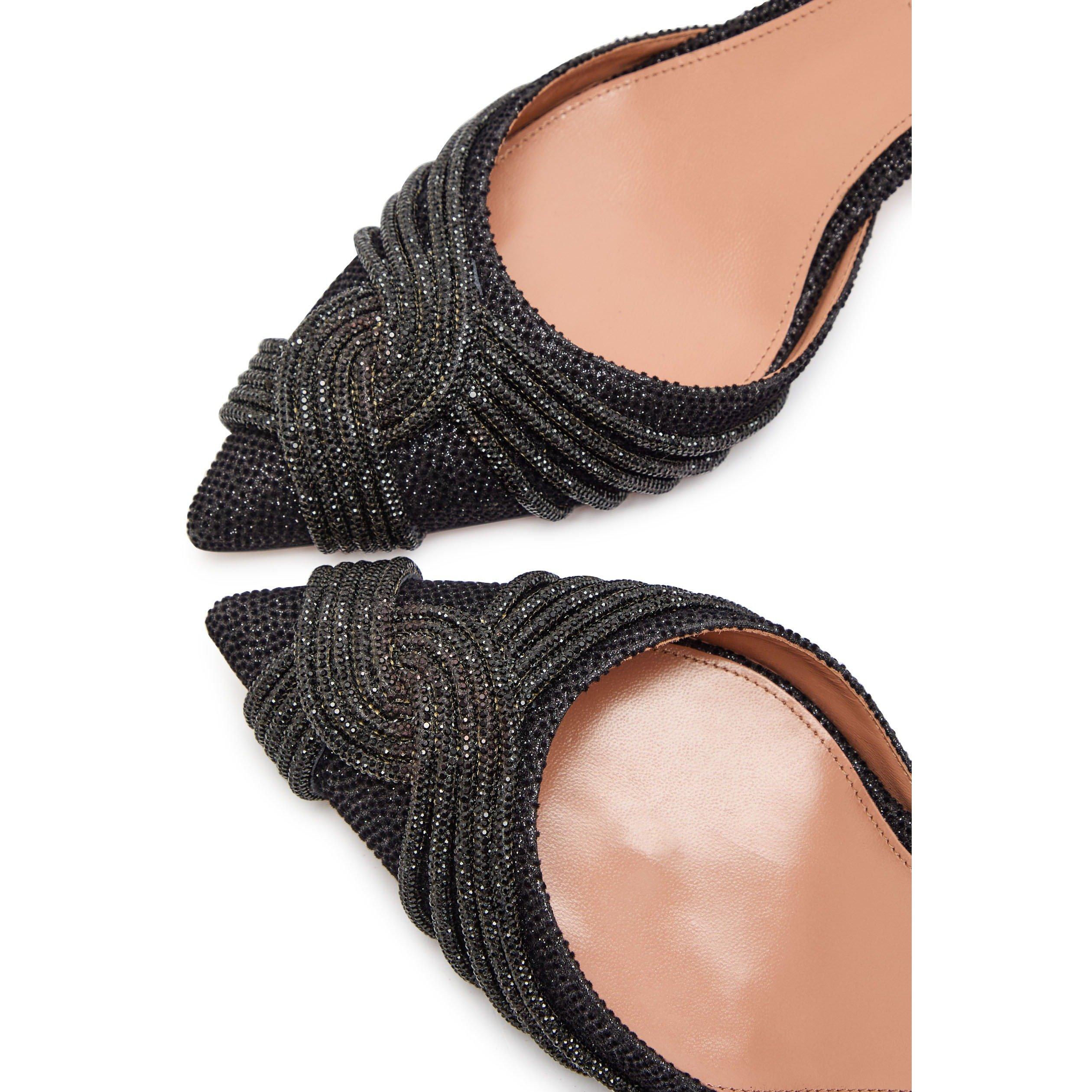 BLACK - Aquazzura - GATSBY SLING 50 - 4