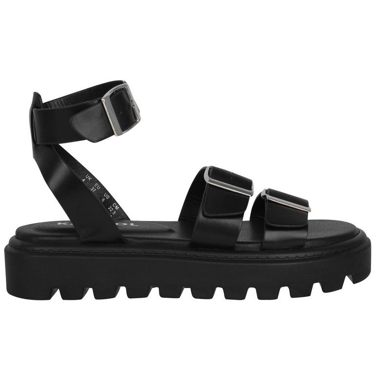 Noir - Kangol - Chunky Womens sandals Zurich - 1