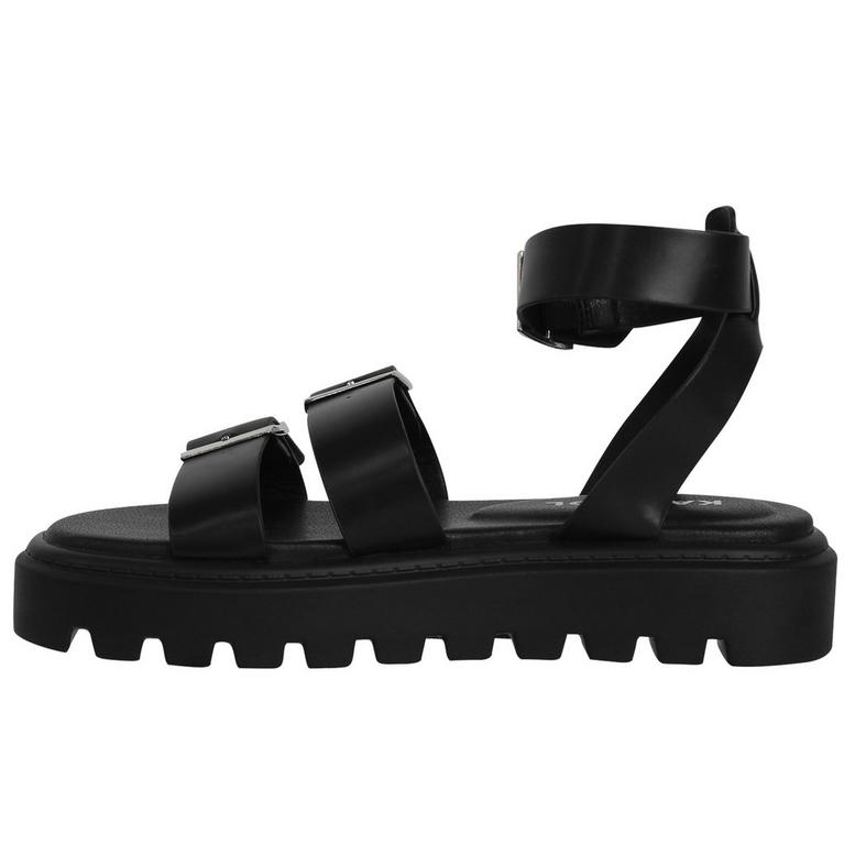 Noir - Kangol - Chunky Womens sandals Zurich - 3