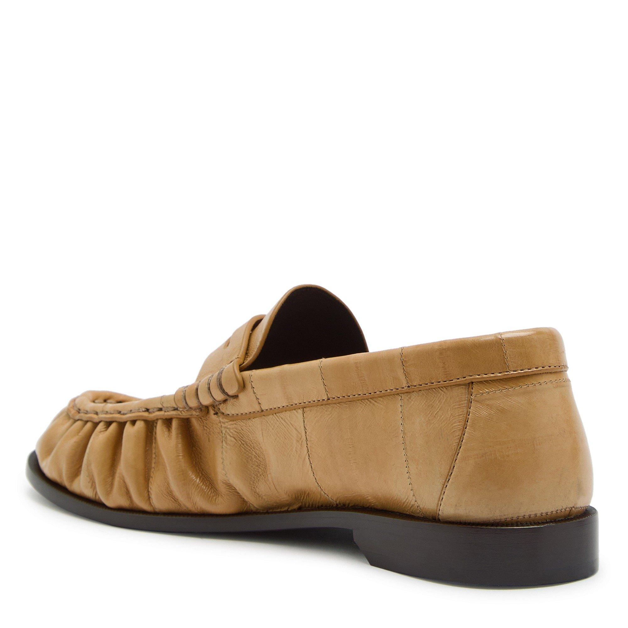 BEIGE - Saint Laurent - Women's Le Loafer 15 Moc Leather - 2