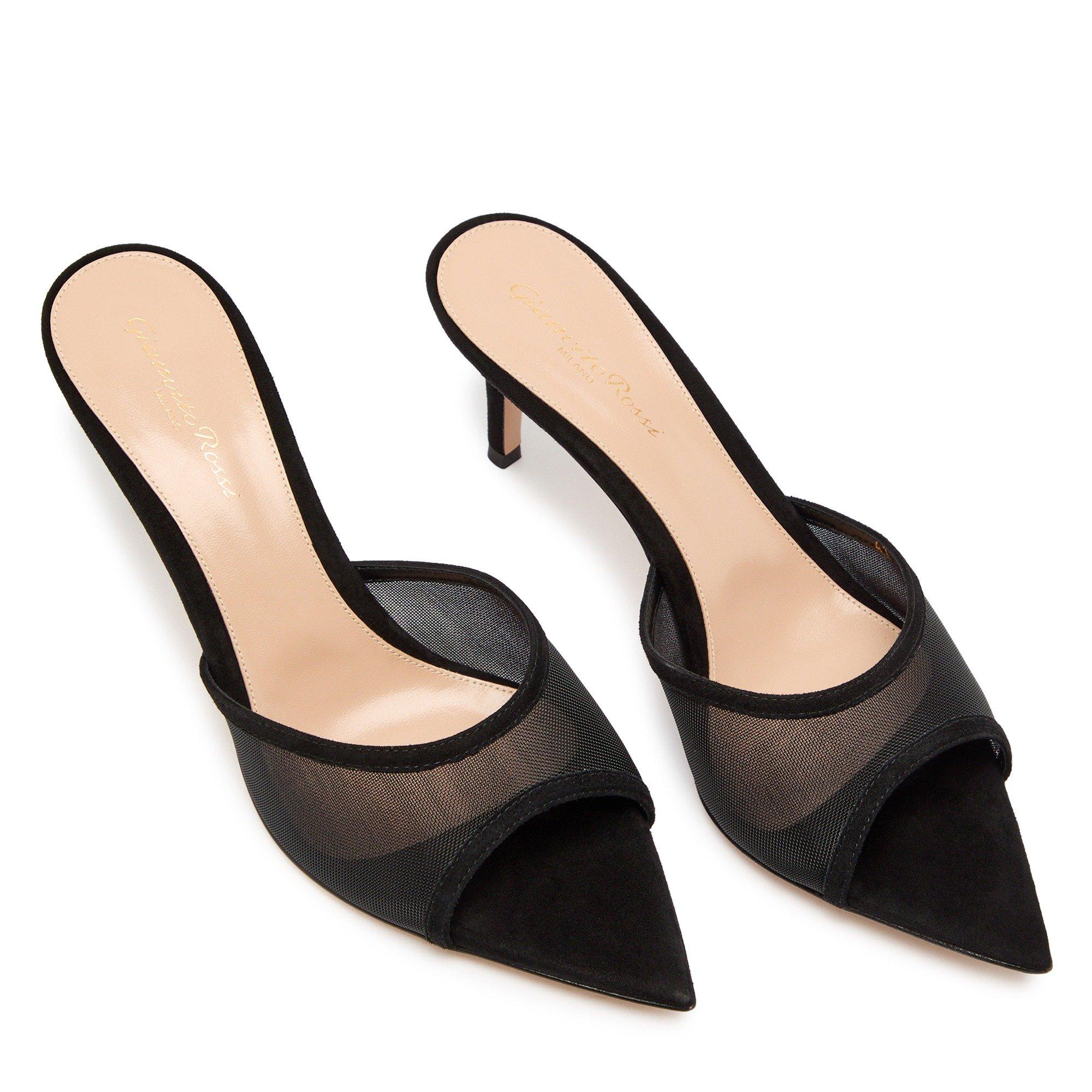 BLACK - Gianvito Rossi - SIENNA MULE 70 - 3