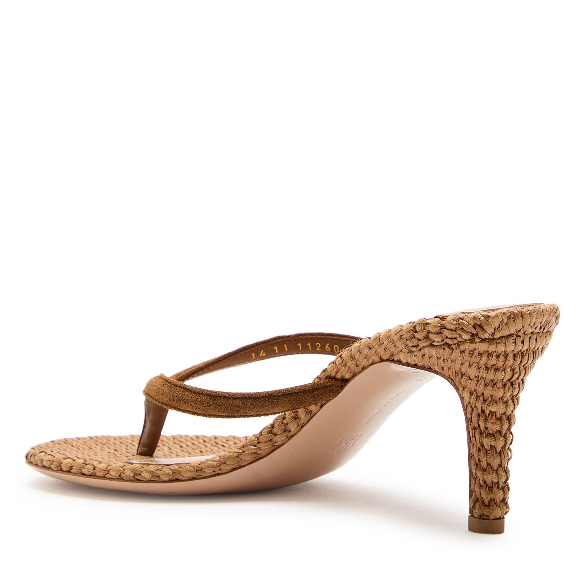 BROWN - Gianvito Rossi - CALYPSO THONG SANDAL - 2
