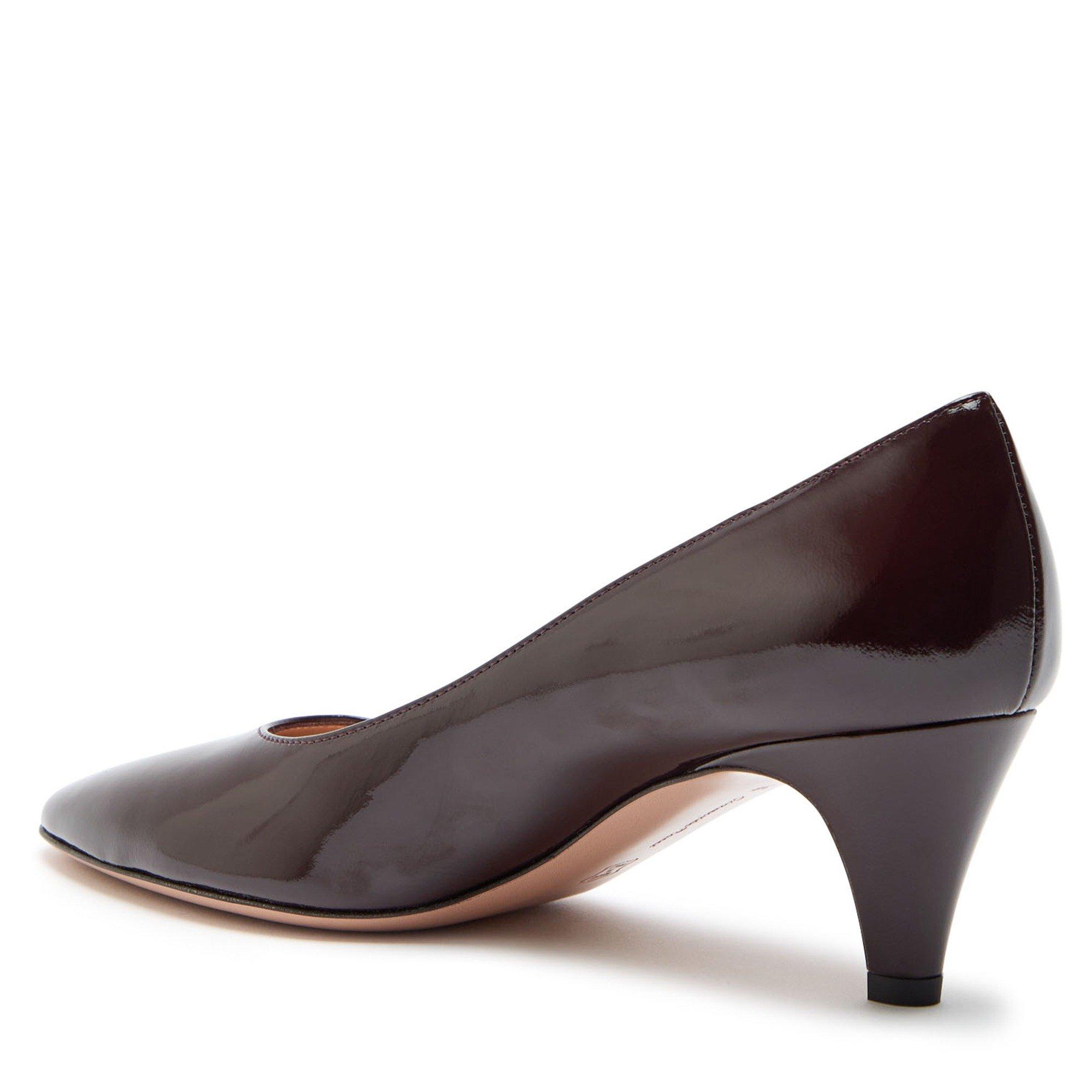 BURGUNDY - Gianvito Rossi - Women's Amelia 55 Patent Leather Stiletto Heels - 2