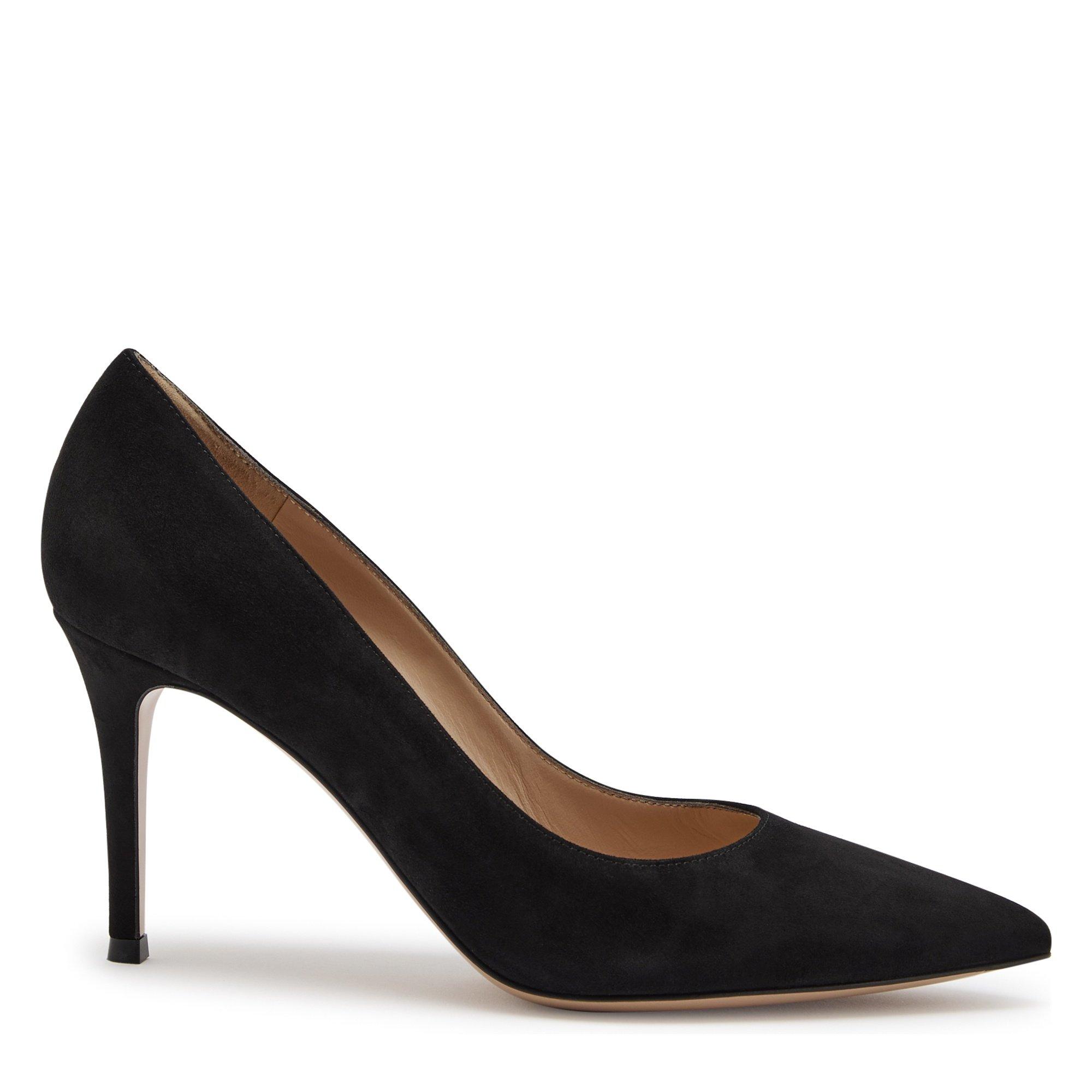 BLACK - Gianvito Rossi - GIANVITO 85 CAMOSCIO