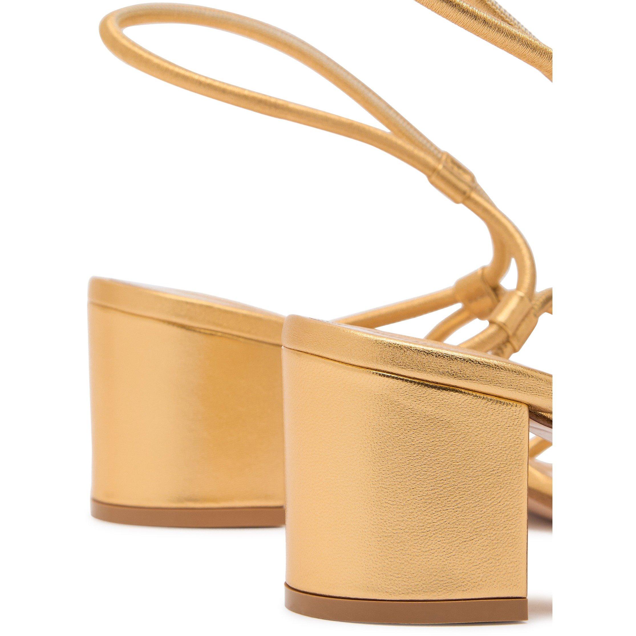GOLD - Gianvito Rossi - STRAP HH SANDAL - 4