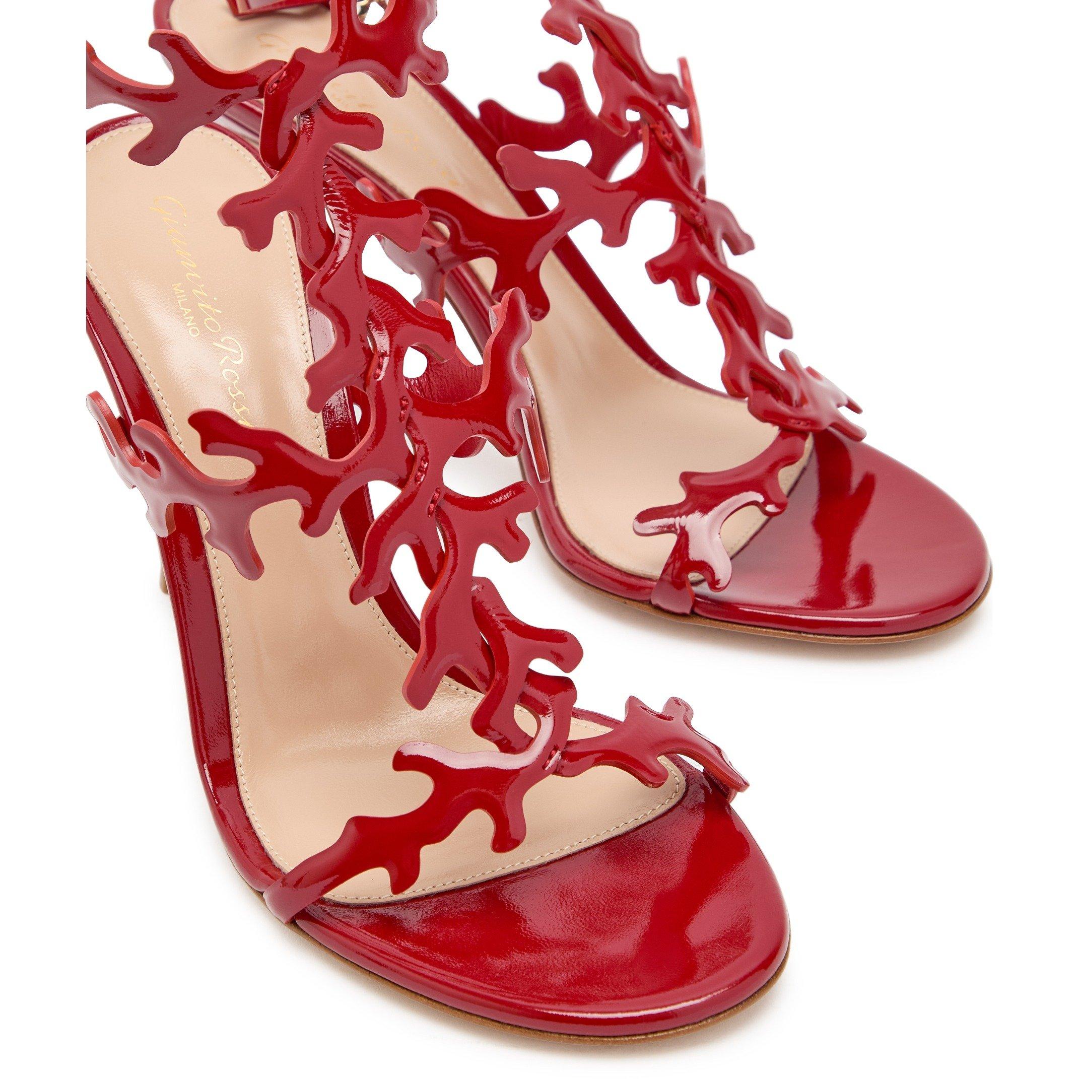 RED - Gianvito Rossi - Women's Coral AS Heeled Sandals - 3