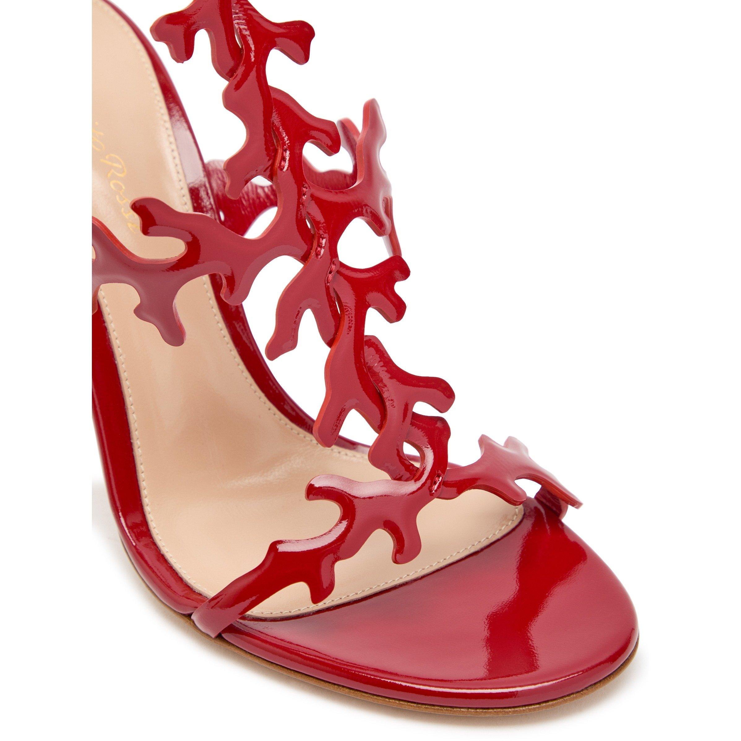 RED - Gianvito Rossi - Women's Coral AS Heeled Sandals - 4