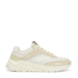 Boss Women's Mixed Material Low Top Panelled Trainers