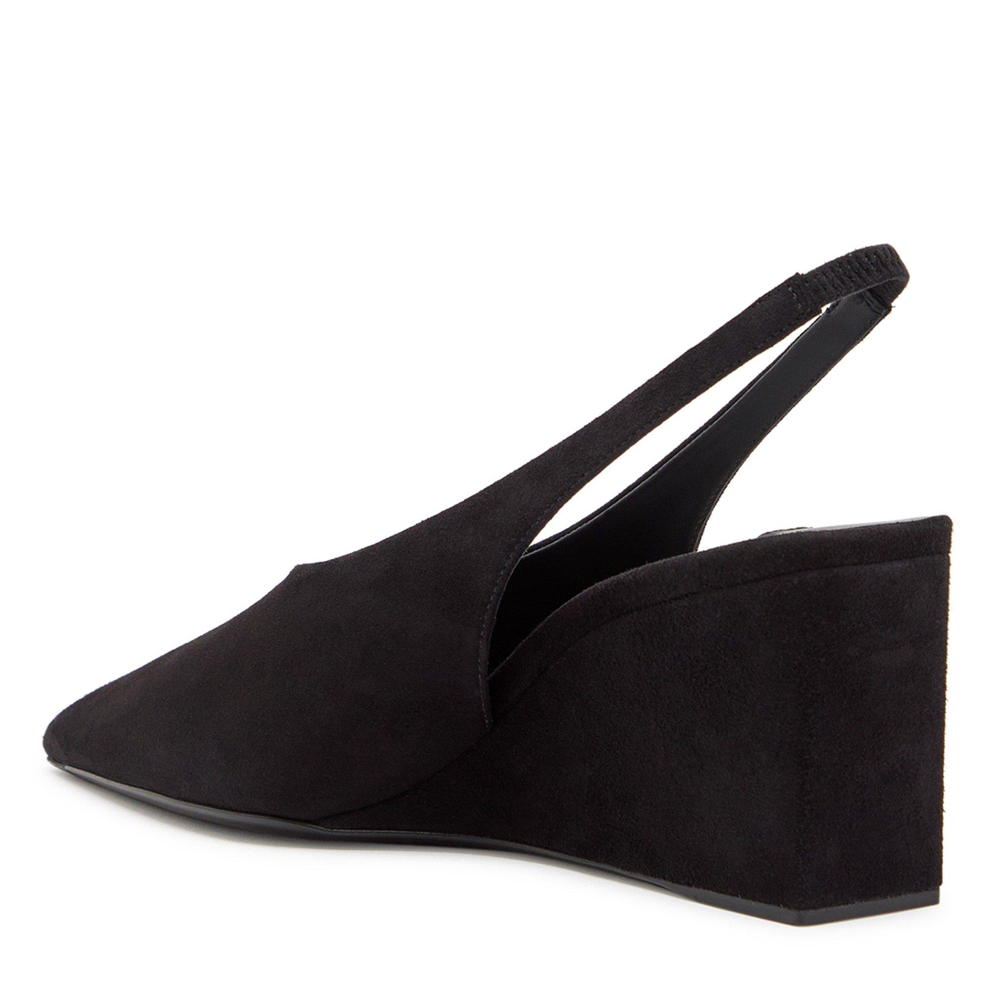 BLACK - Alaia - Women's Cube 75 Suede Slingbacks - 2