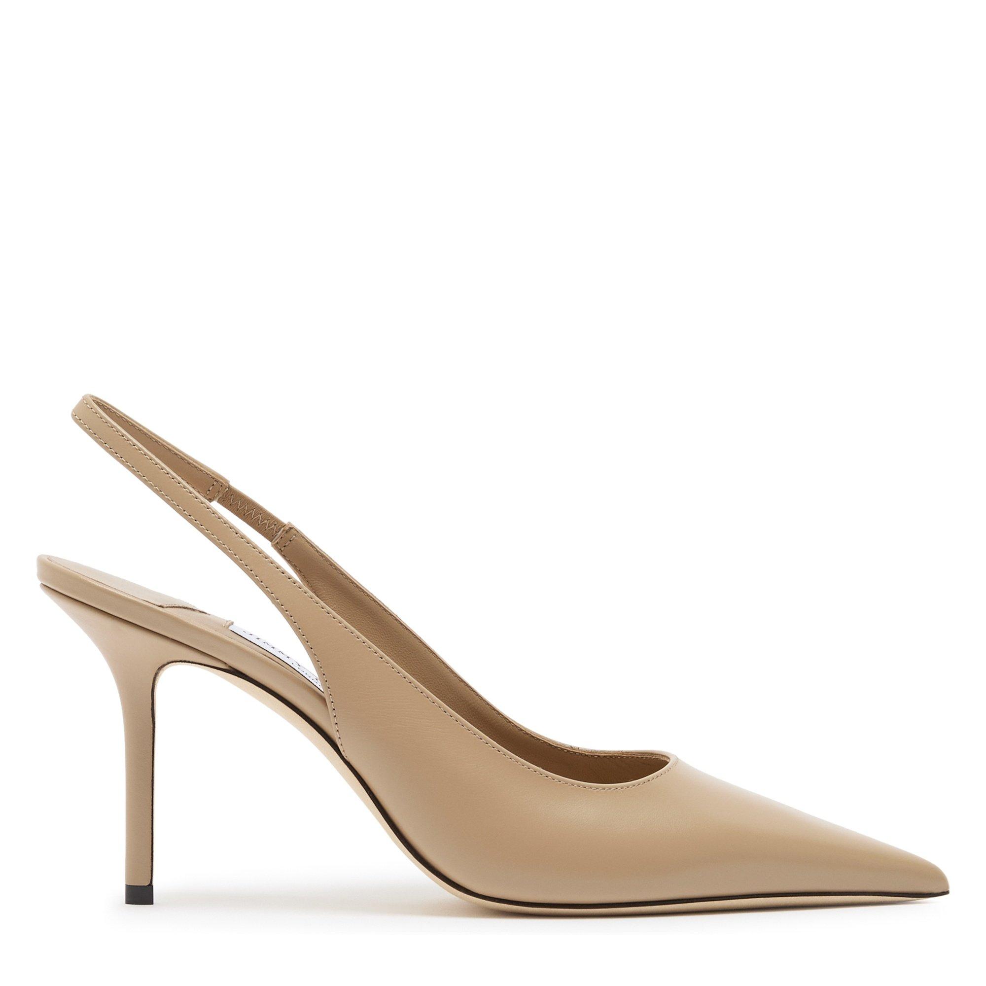 NUDE - Jimmy Choo - Women's Love SB 85 Leather Slingbacks - 1