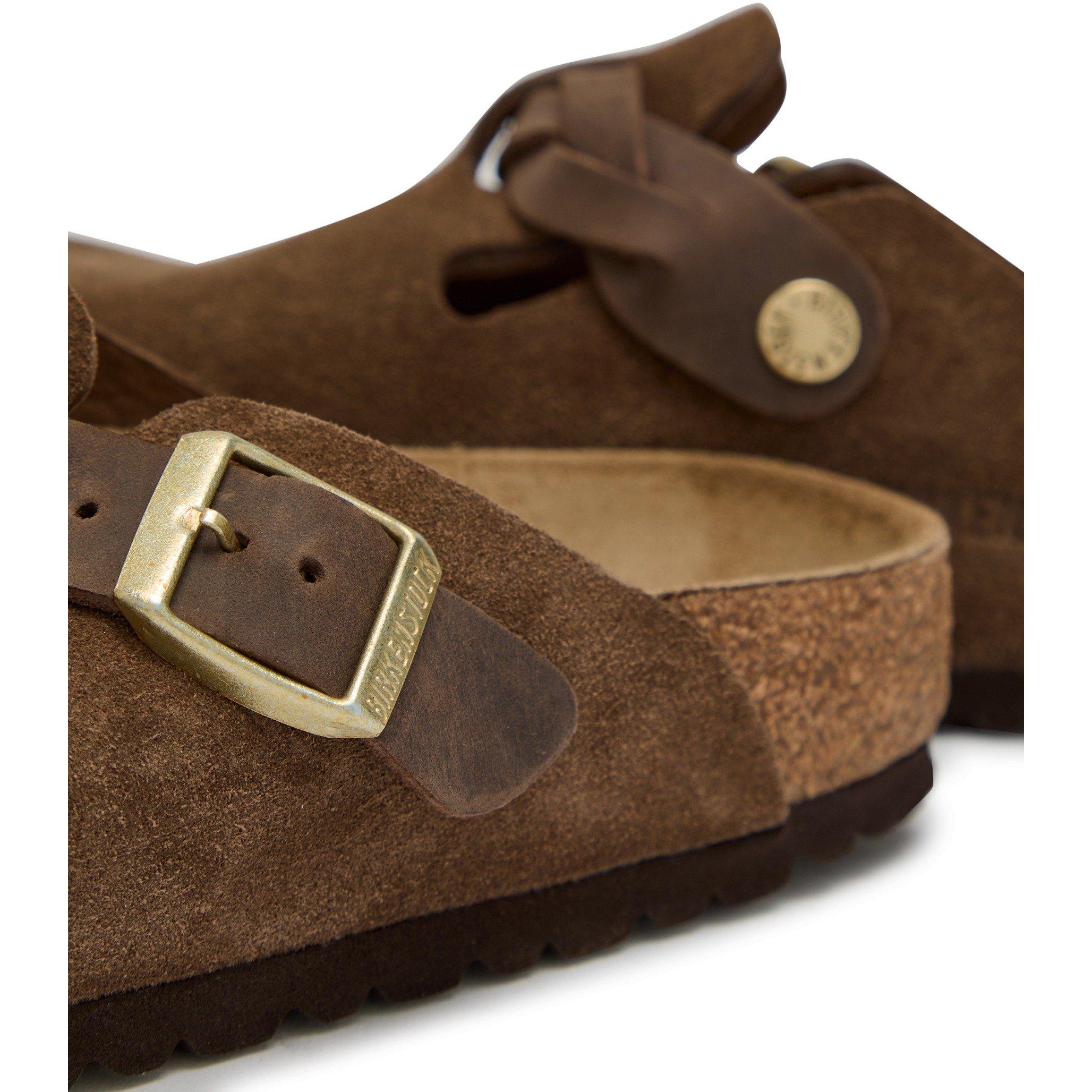 BROWN - Birkenstock - Boston Braided LEOI/LEVE Taupe - 4