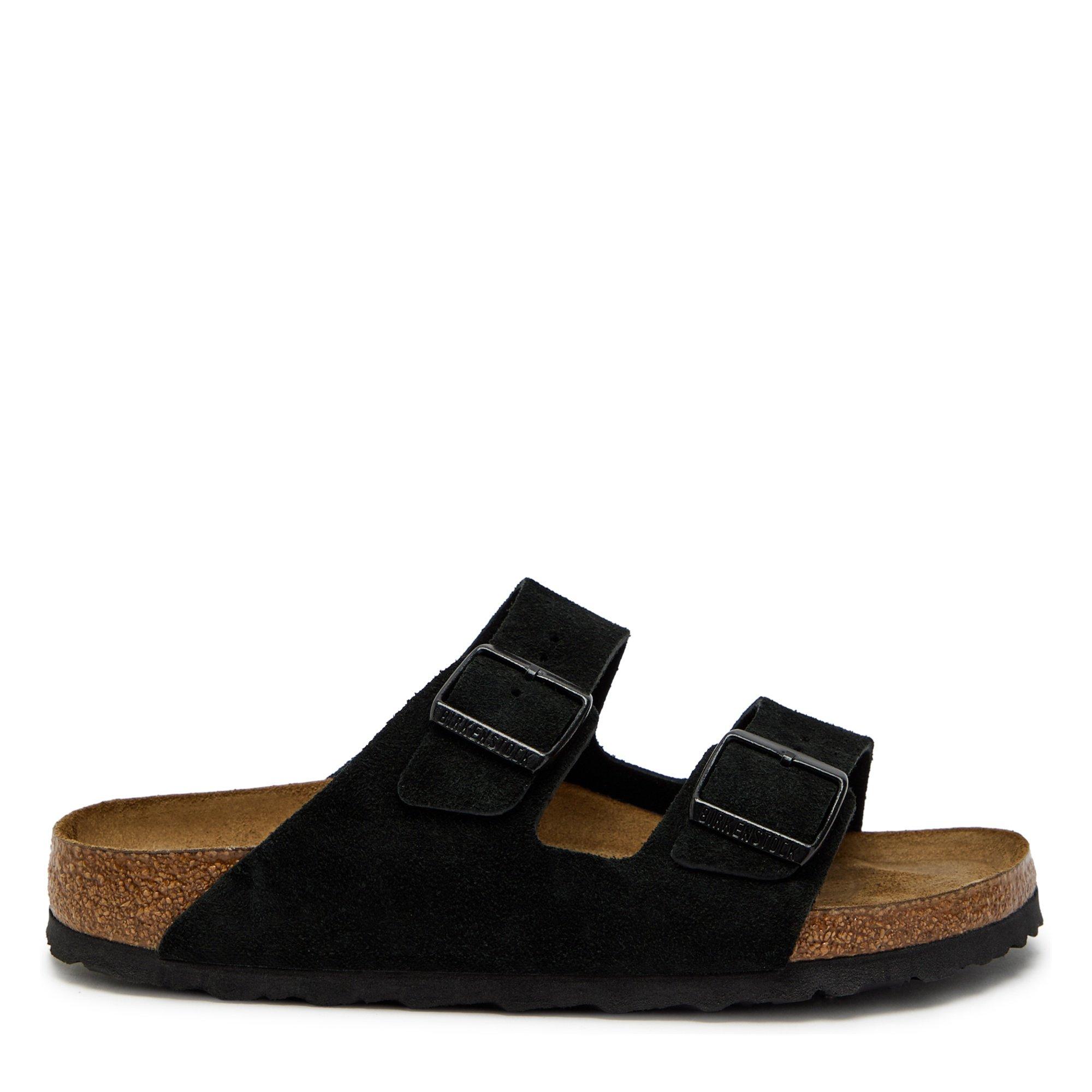 BLACK - Birkenstock - Arizona Classic Suede