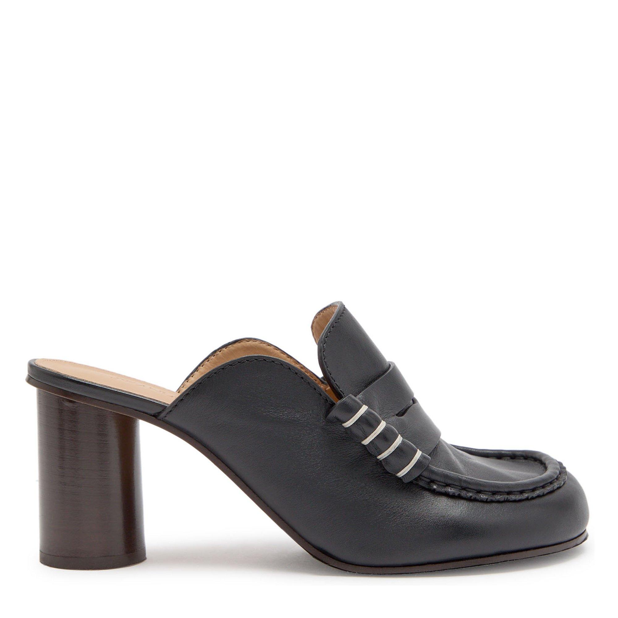 BLACK - JW Anderson - LOAFER PUMP SANDAL - 1