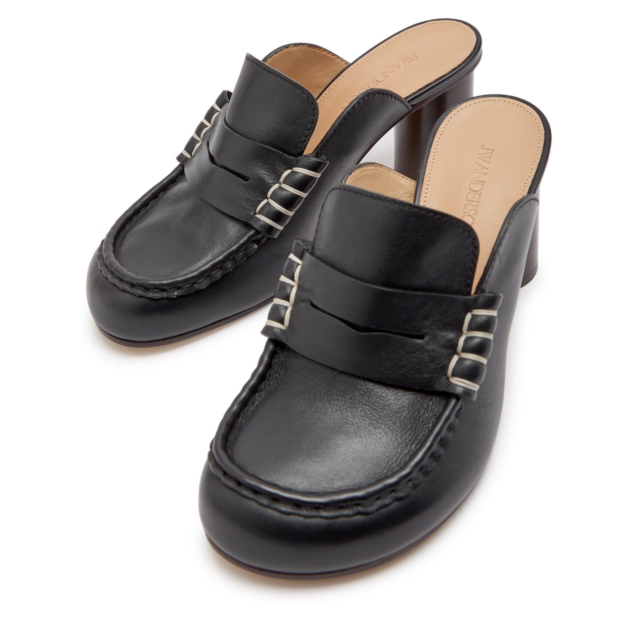 BLACK - JW Anderson - LOAFER PUMP SANDAL - 3