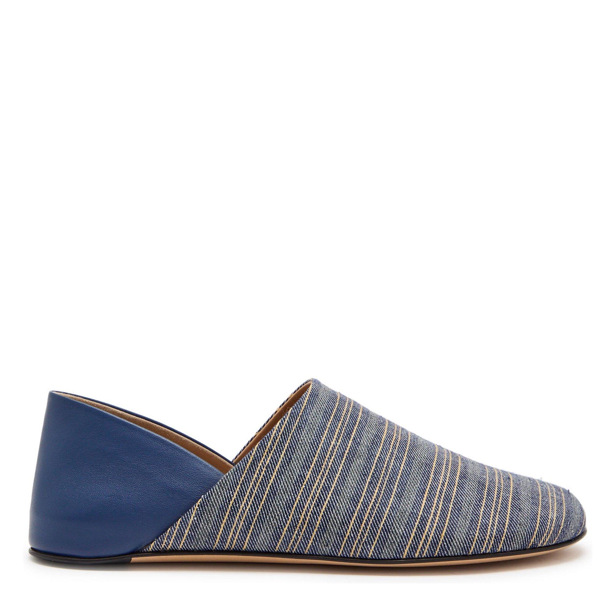 MULTICOLOURED - JW Anderson - Women's Babouche Striped Jacquard Flat Mules - 1